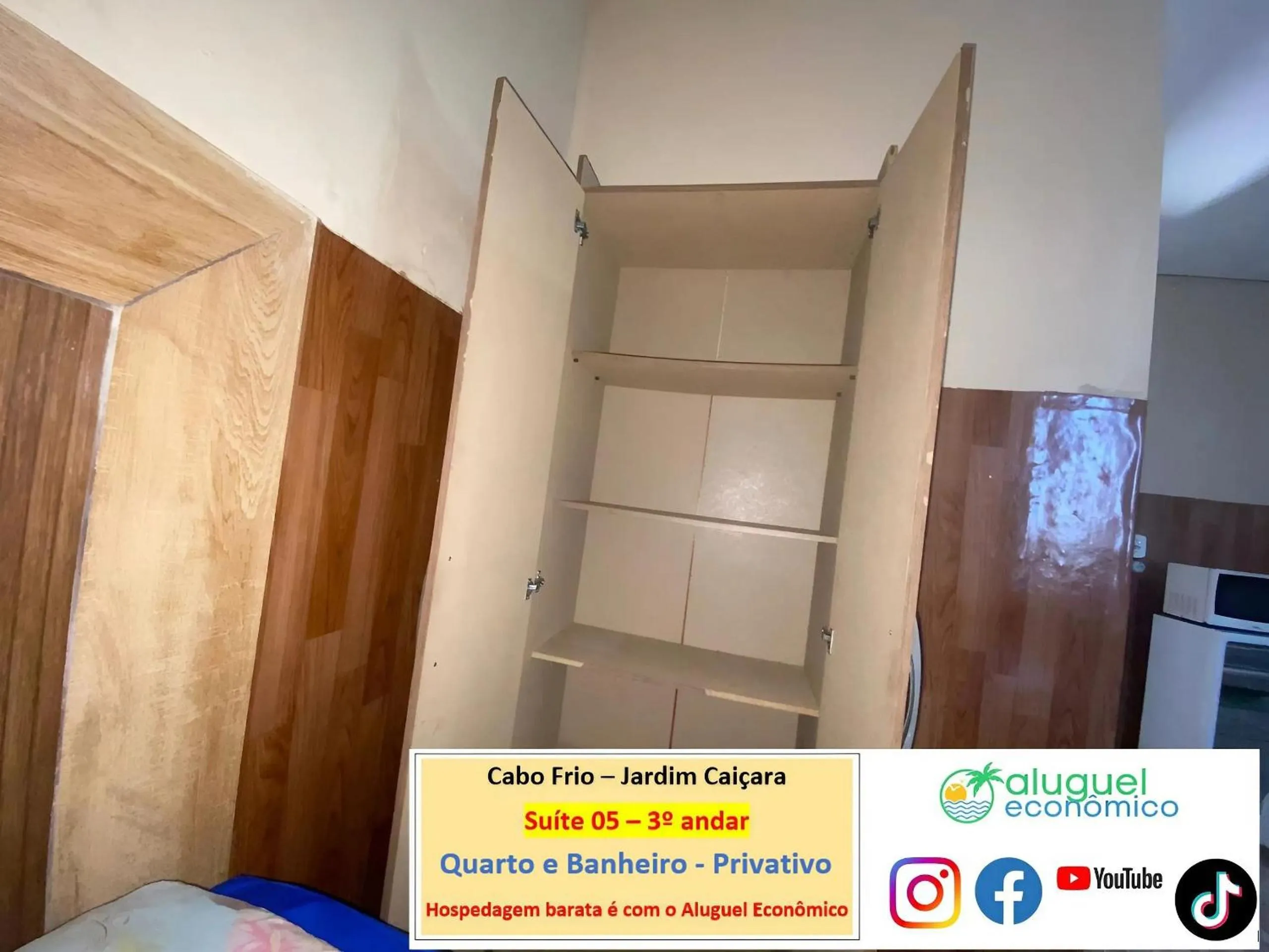 Bedroom, Bed in Cabo Frio - Jardim Caiçara - Aluguel Econômico