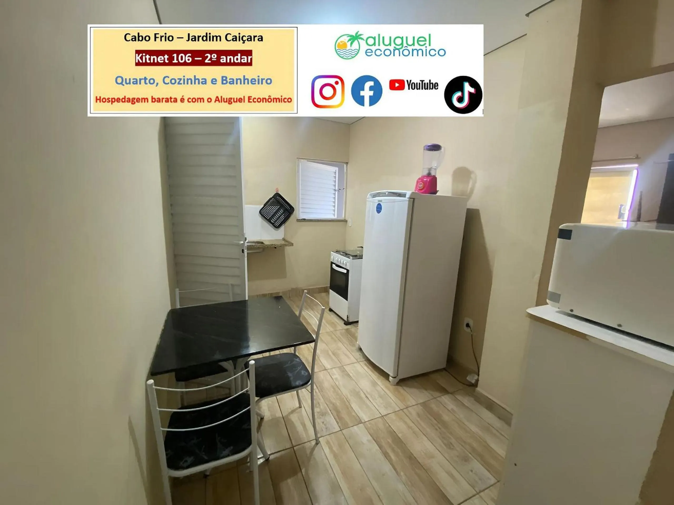 Kitchen or kitchenette in Cabo Frio - Jardim Caiçara - Aluguel Econômico