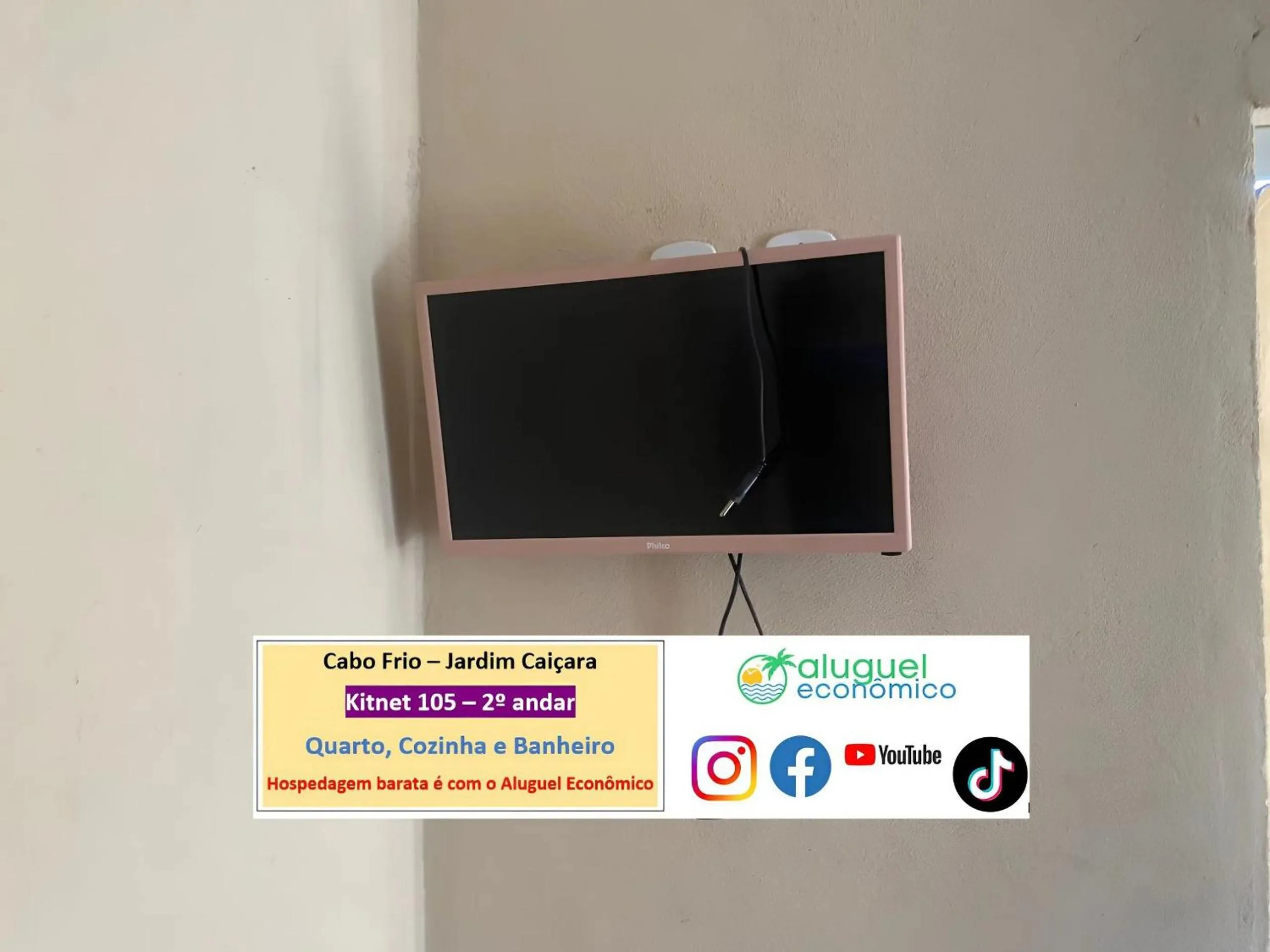 Bedroom in Cabo Frio - Jardim Caiçara - Aluguel Econômico