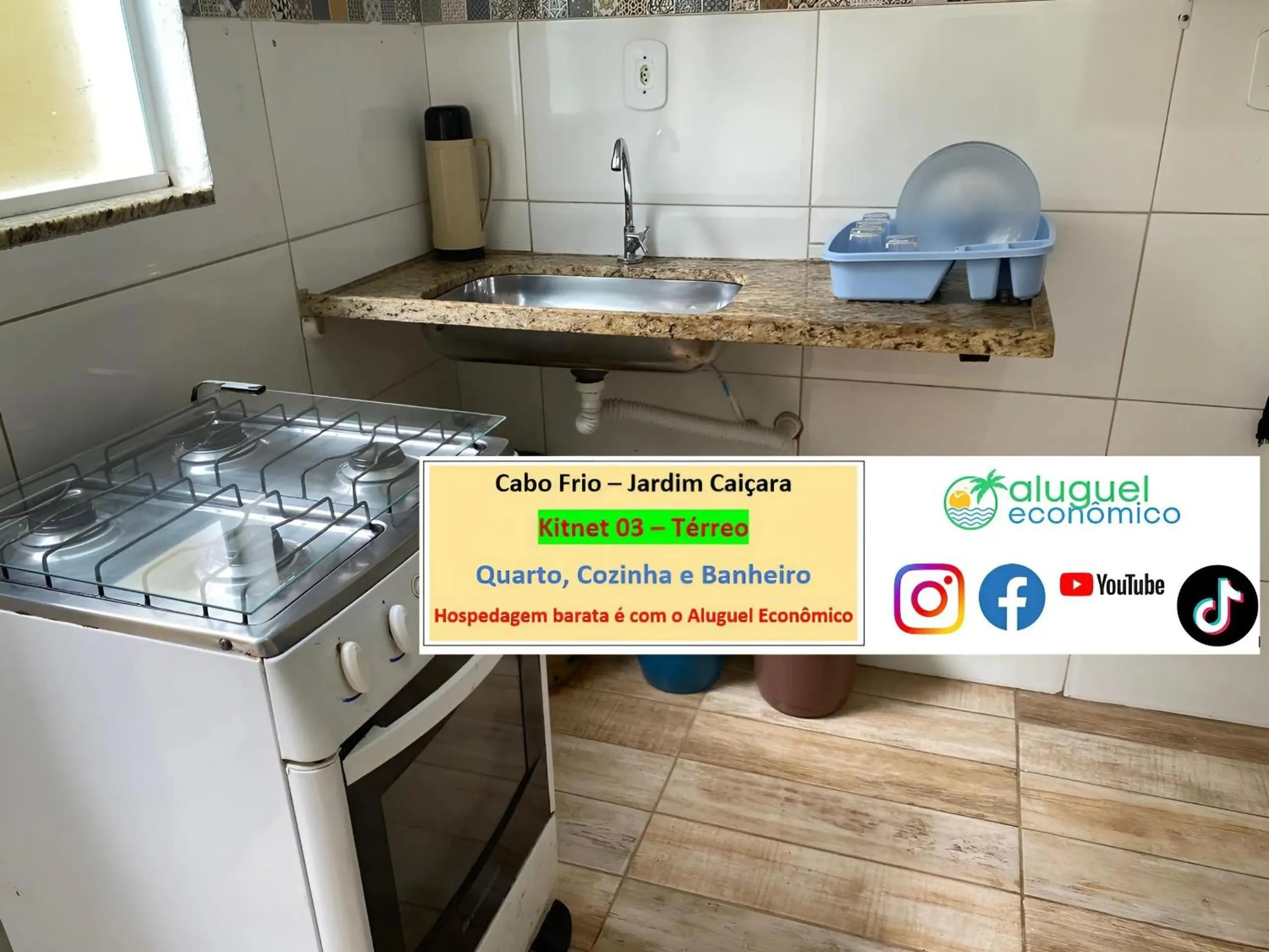 Kitchen or kitchenette in Cabo Frio - Jardim Caiçara - Aluguel Econômico