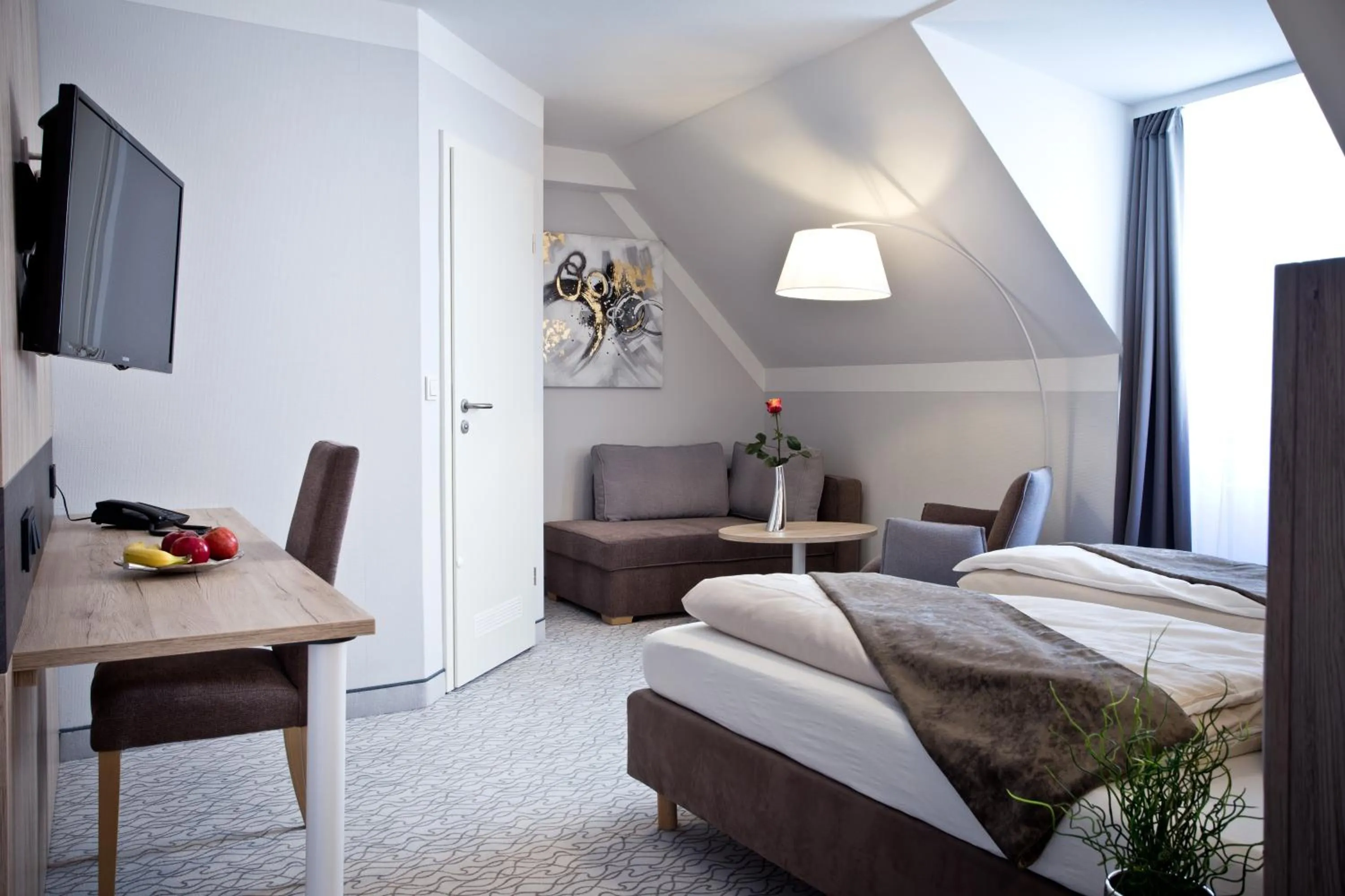 Photo of the whole room, Bed in Amtsstüble Hotel & Restaurant