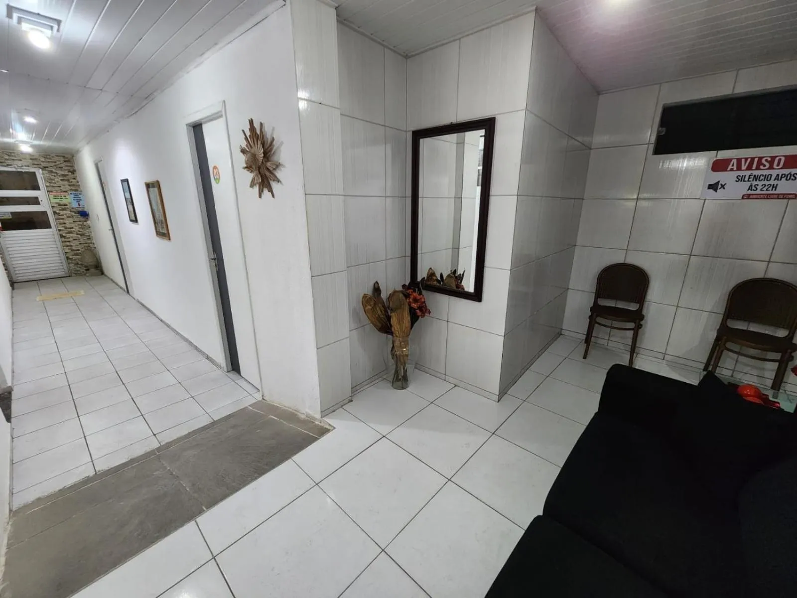 Seating area in Casa Aeroporto Pousada