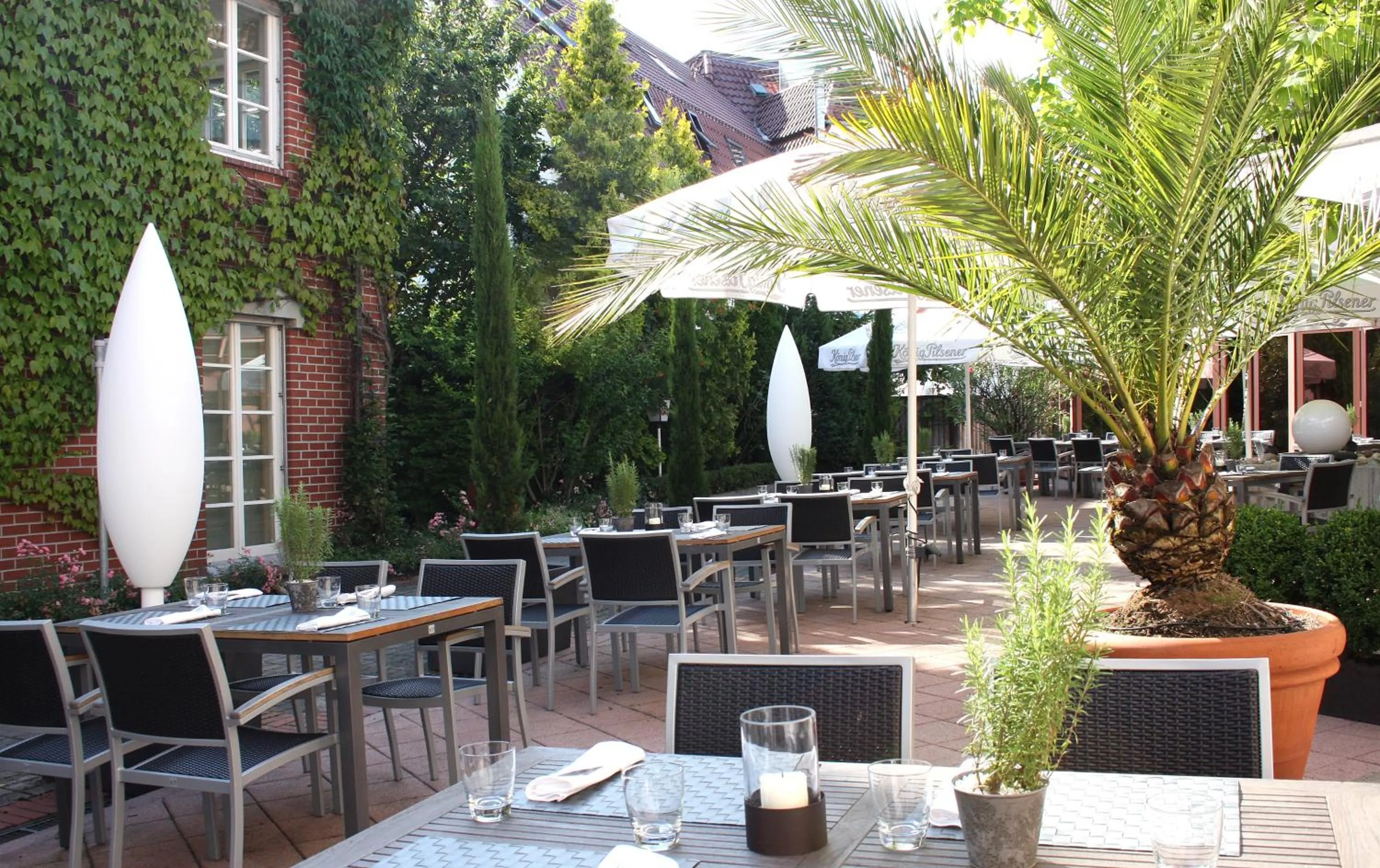 Patio in Hotel Gloria Superior