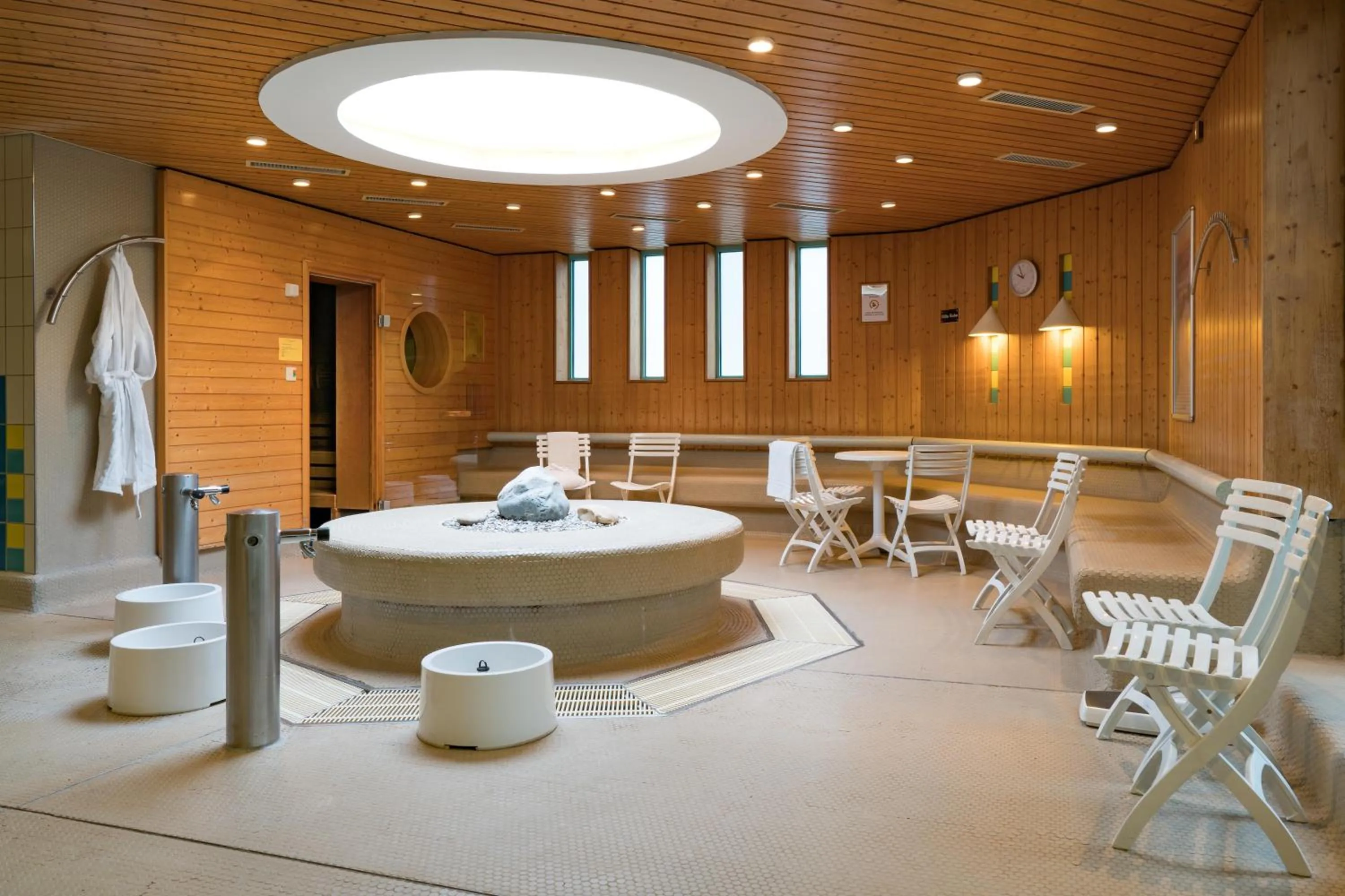 Sauna in Hotel am Rosengarten