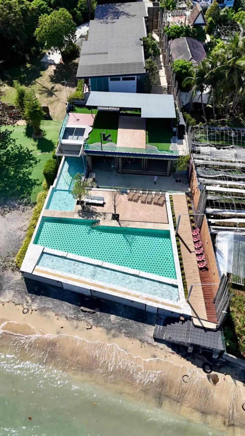 Bird's eye view in Charcoal Panwa Beach Phuket