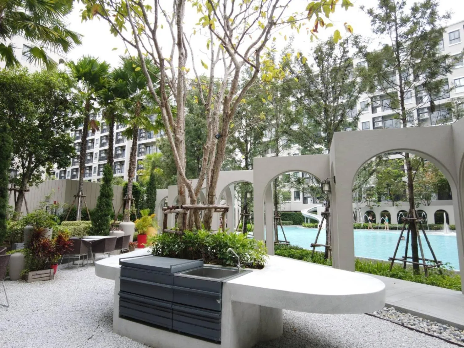 Patio in La Casita Hua Hin by Holiyay