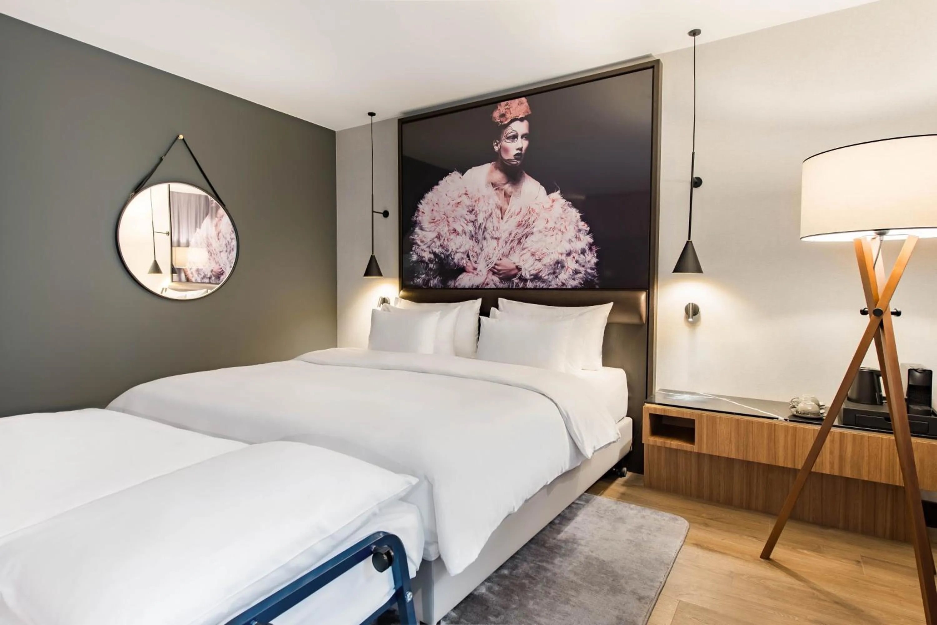 Bed in Radisson Collection Hotel, Berlin