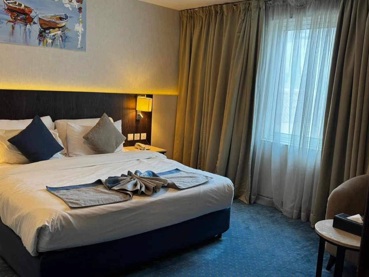 Bed in Coupard Hotel