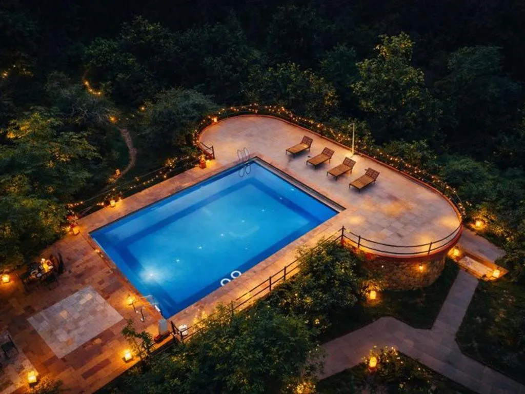 Swimming pool in The Sky Imperial Jungle Camp Resort