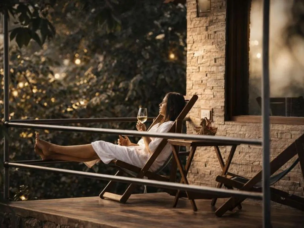 Balcony/Terrace in The Sky Imperial Jungle Camp Resort