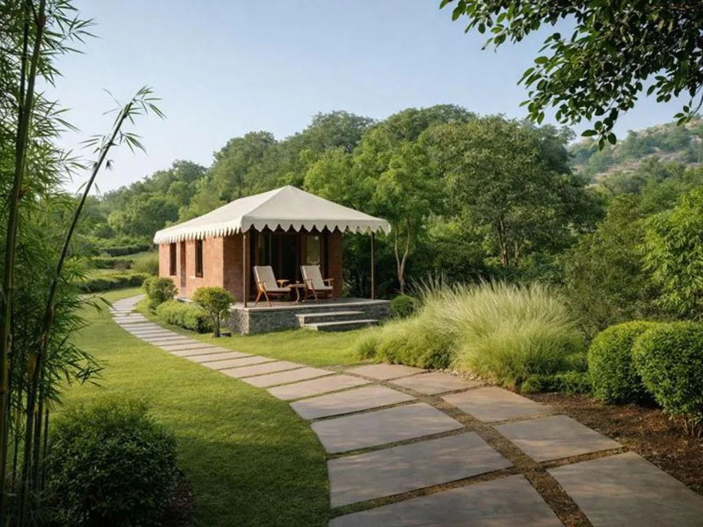 Property building in The Sky Imperial Jungle Camp Resort