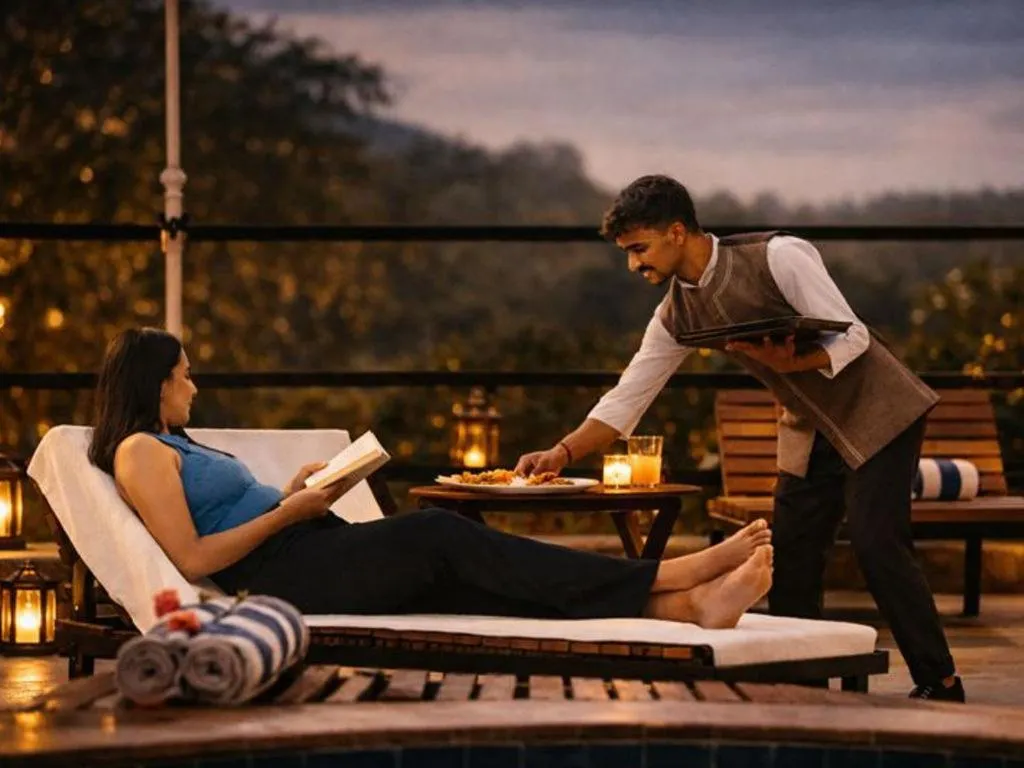 Swimming pool in The Sky Imperial Jungle Camp Resort