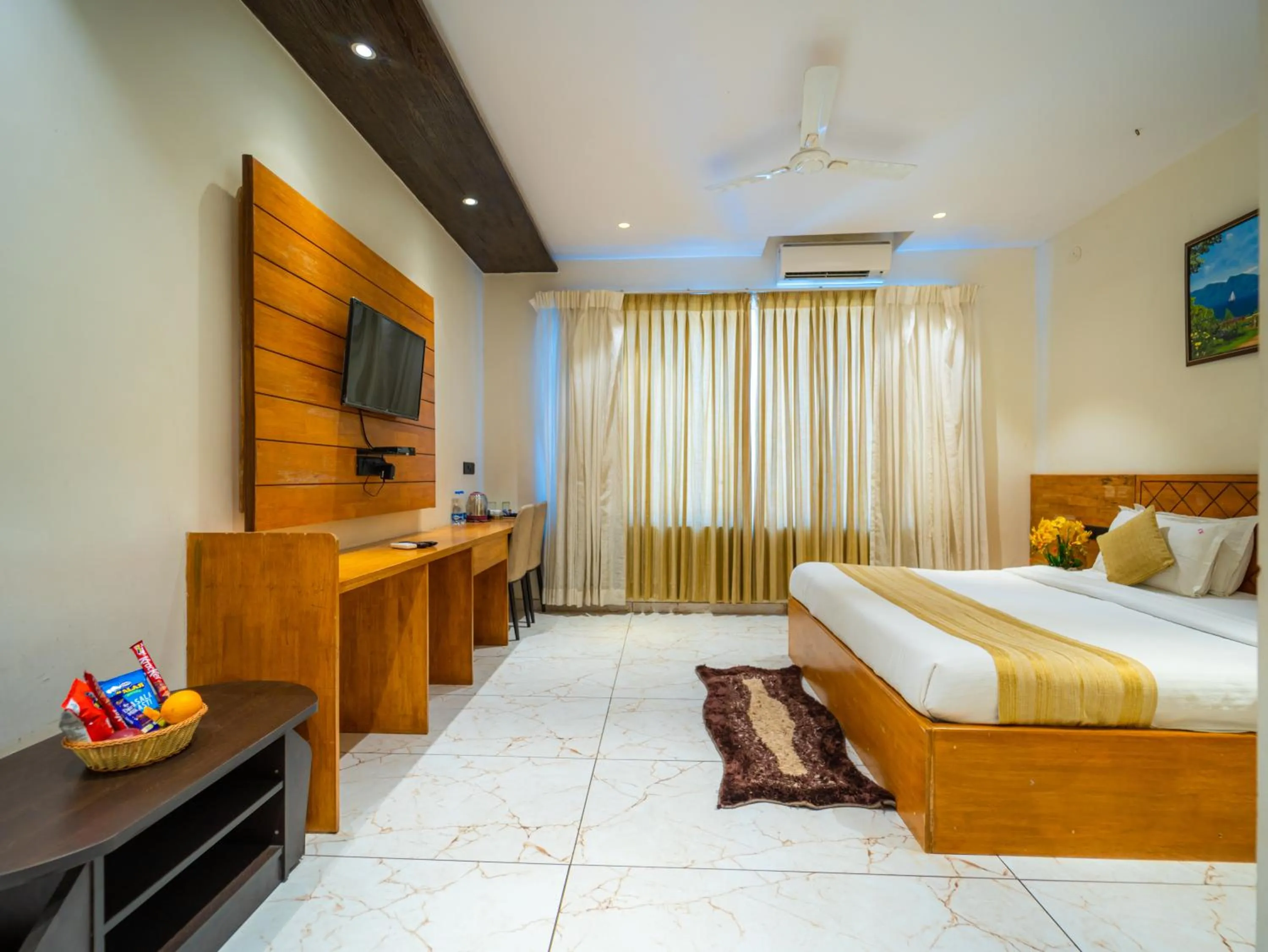 TV and multimedia, Bed in Red Button Resort