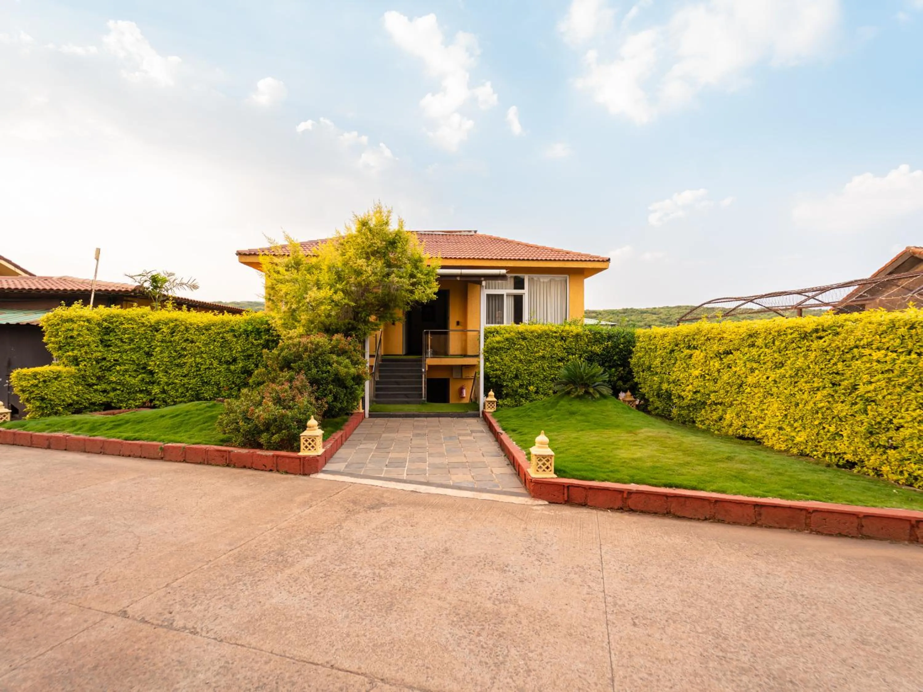 Property building in Red Button Resort