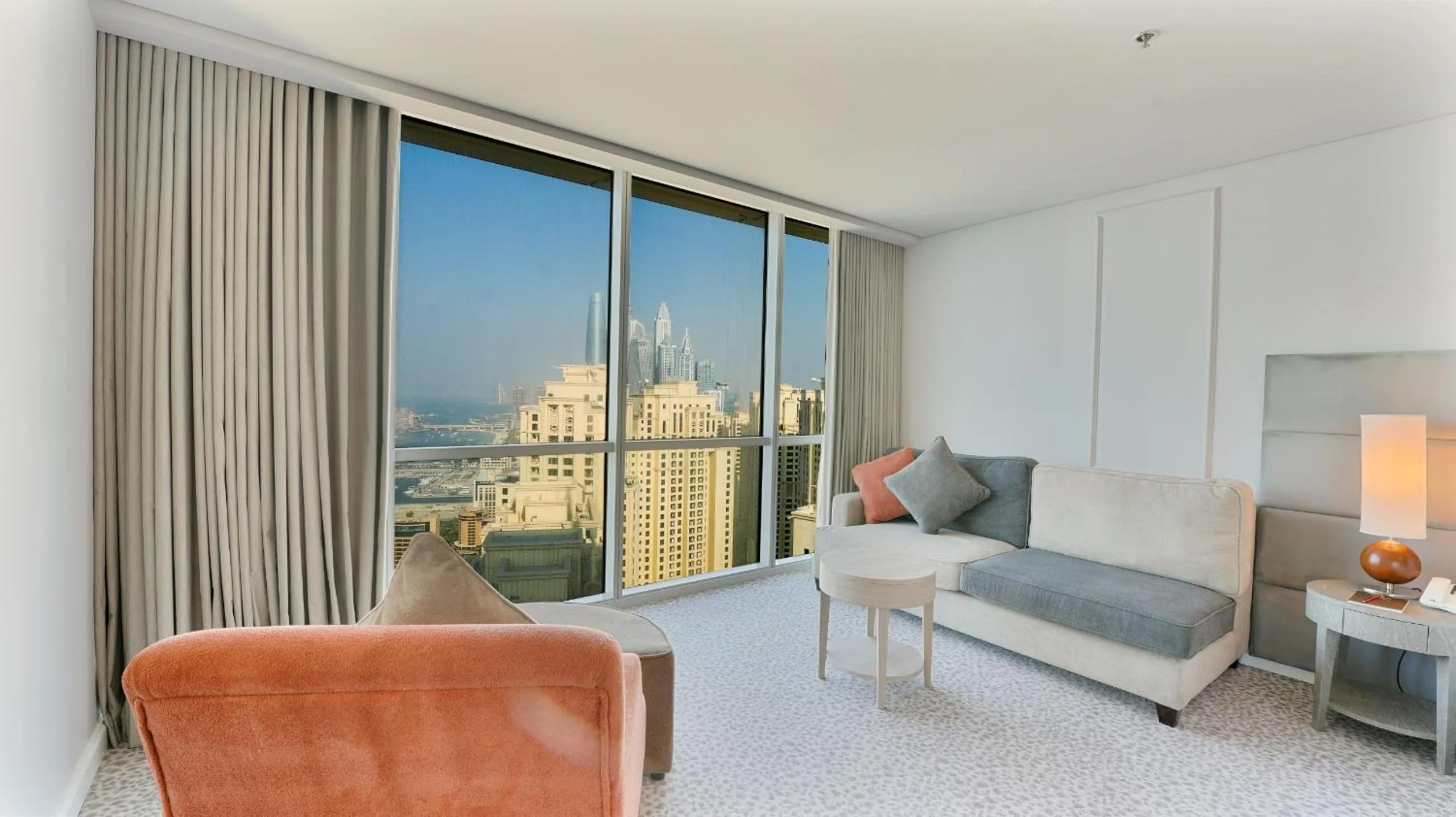 Seating area in Blue Beach Tower The Walk JBR