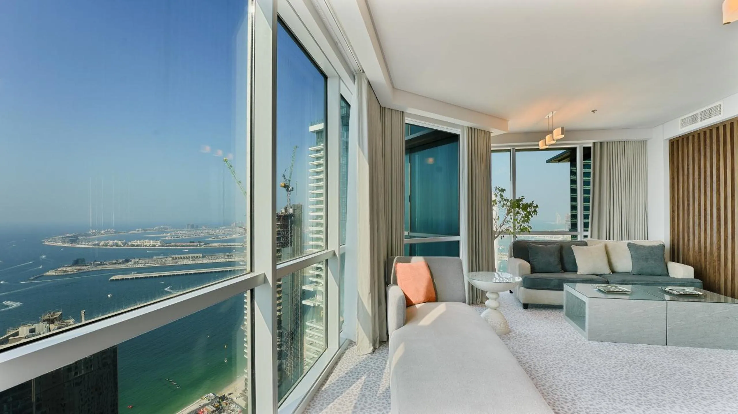 Seating area in Blue Beach Tower The Walk JBR