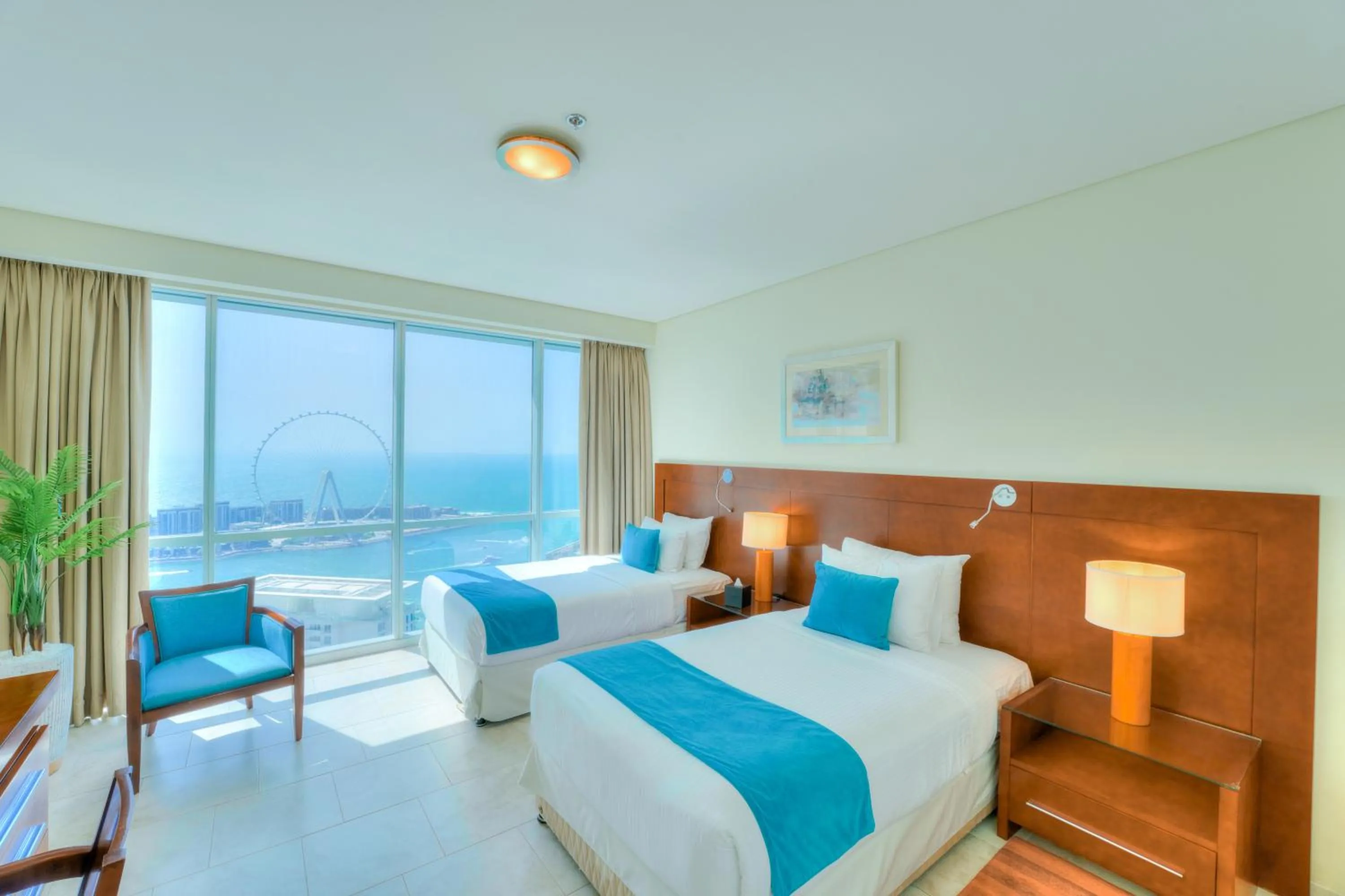 Bed in Blue Beach Tower The Walk JBR
