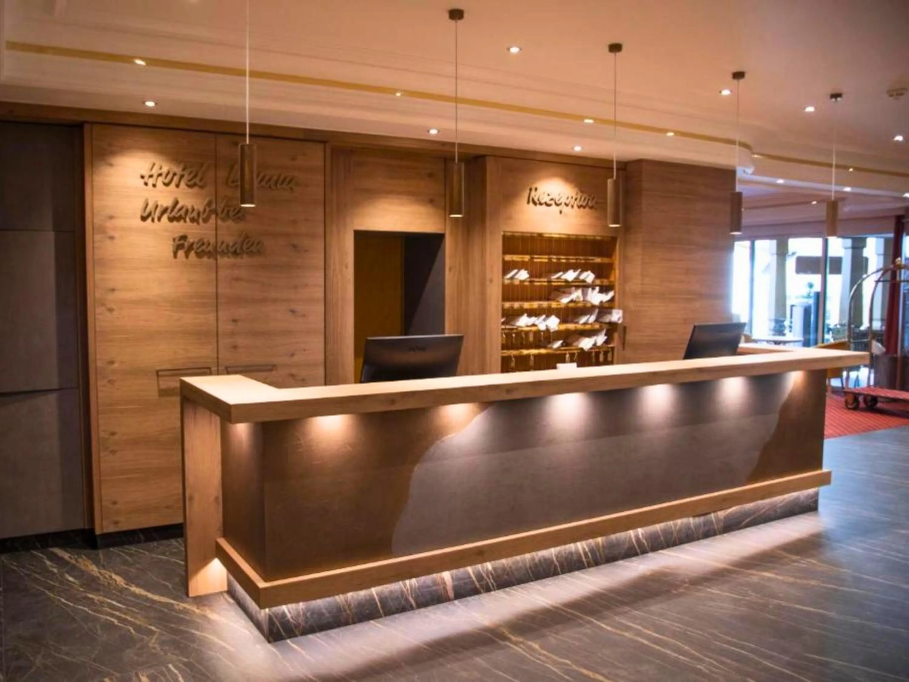 Lobby or reception in Hotel Lamm
