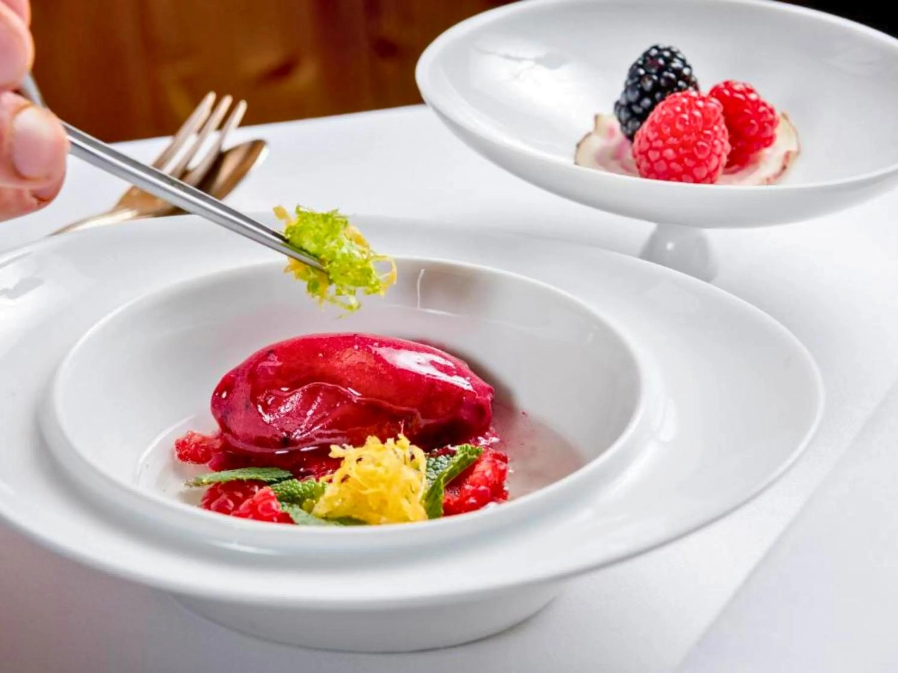 Food and drinks in Hotel Lamm