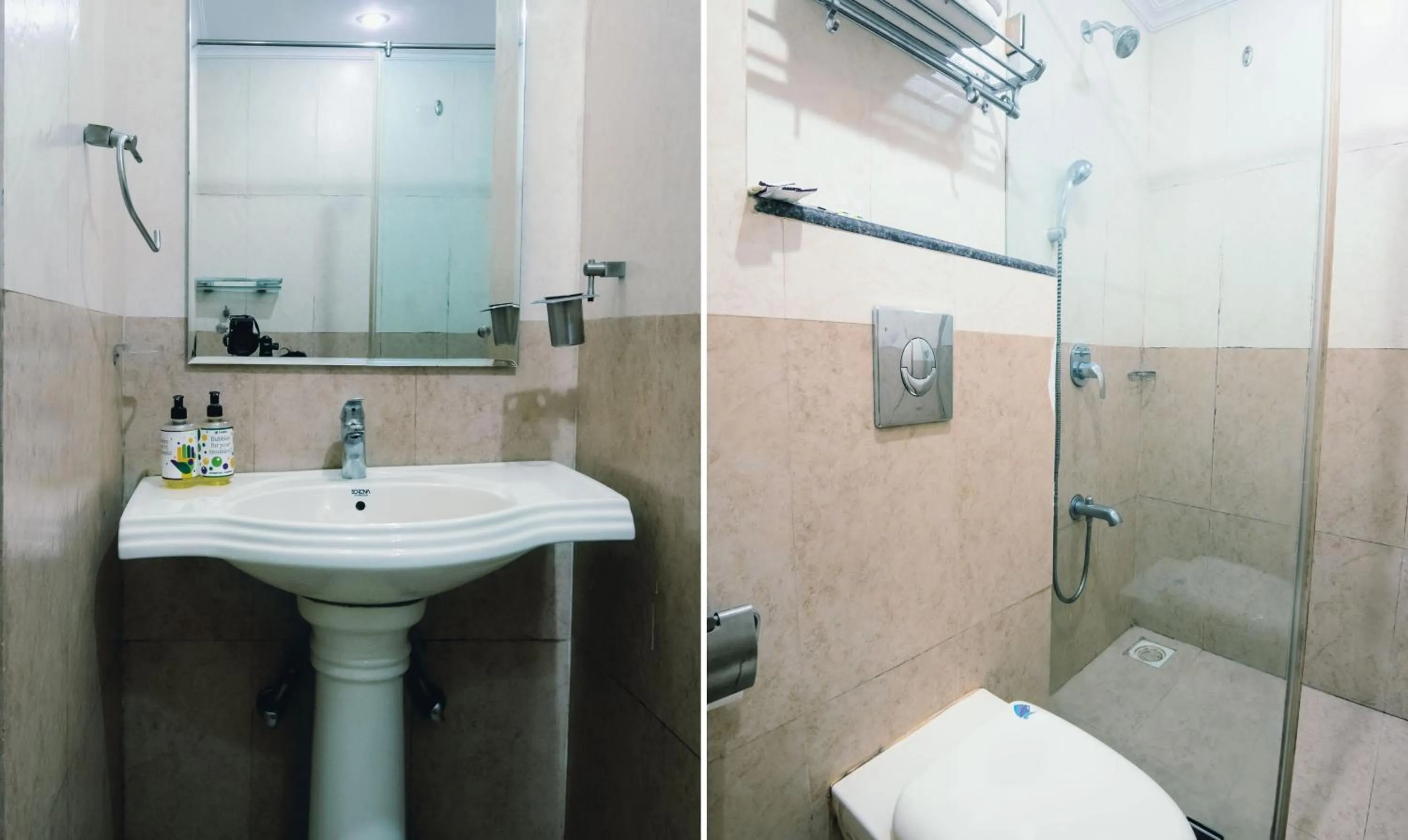 Bathroom in Treebo Reveniir Resort with Pool