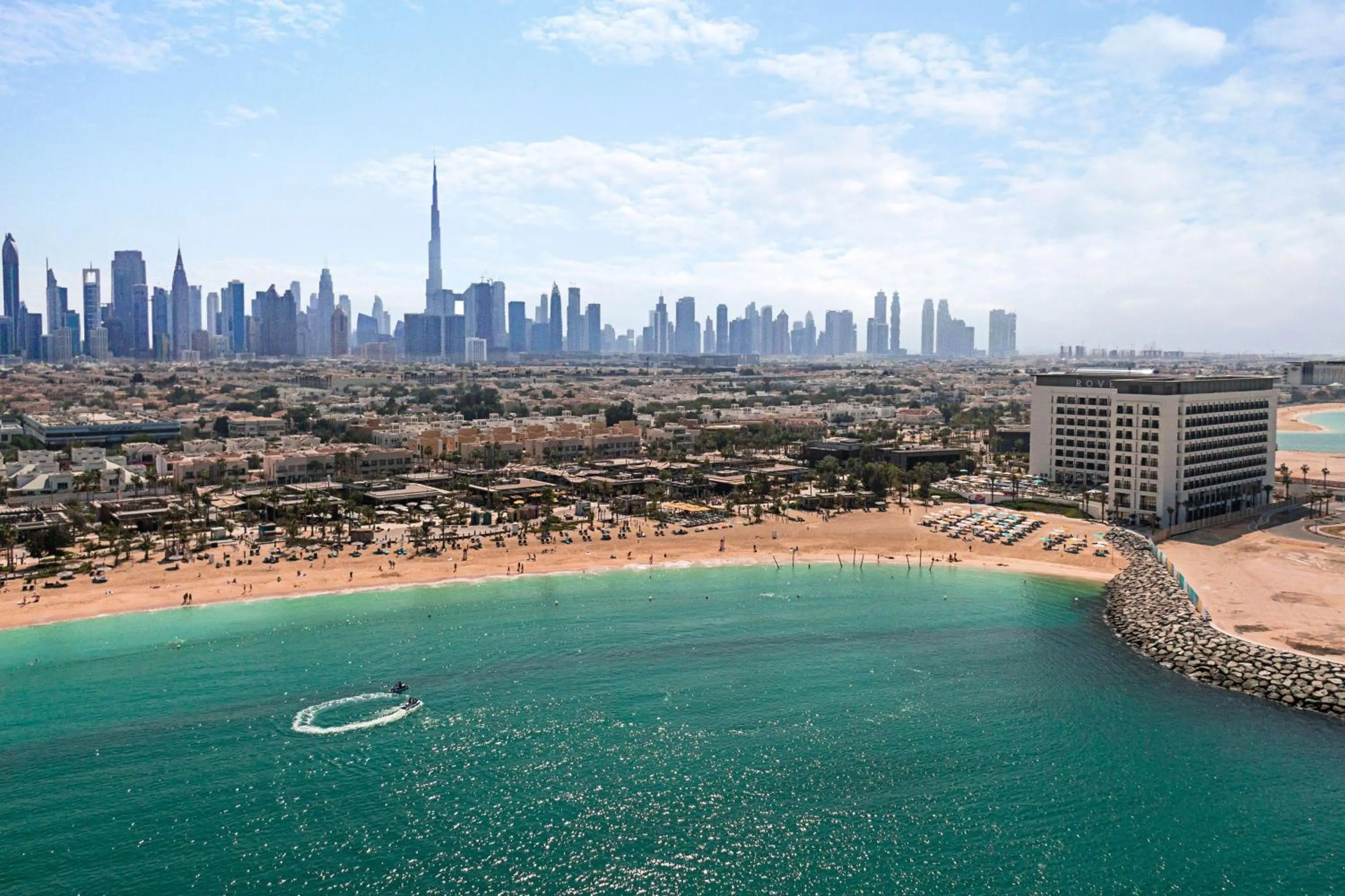 Property building in Rove La Mer Beach, Jumeirah