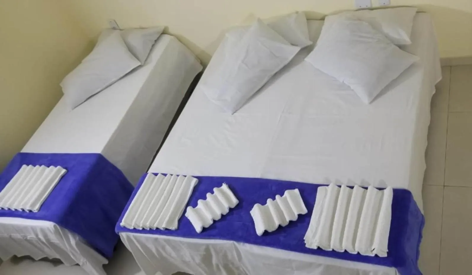 Bed in Villa Solarium Pousada