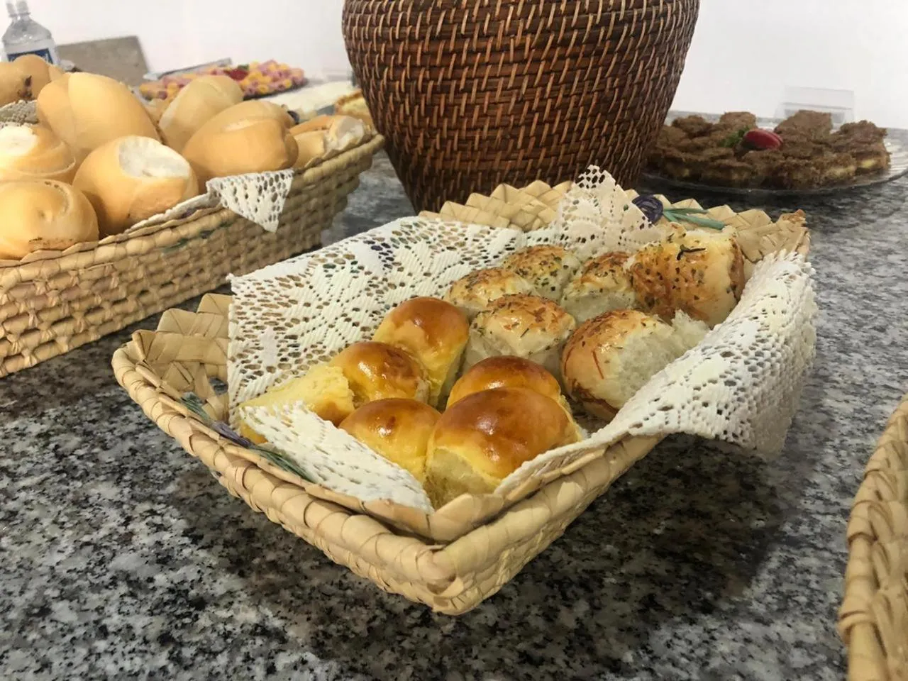 Continental breakfast in Villa Solarium Pousada