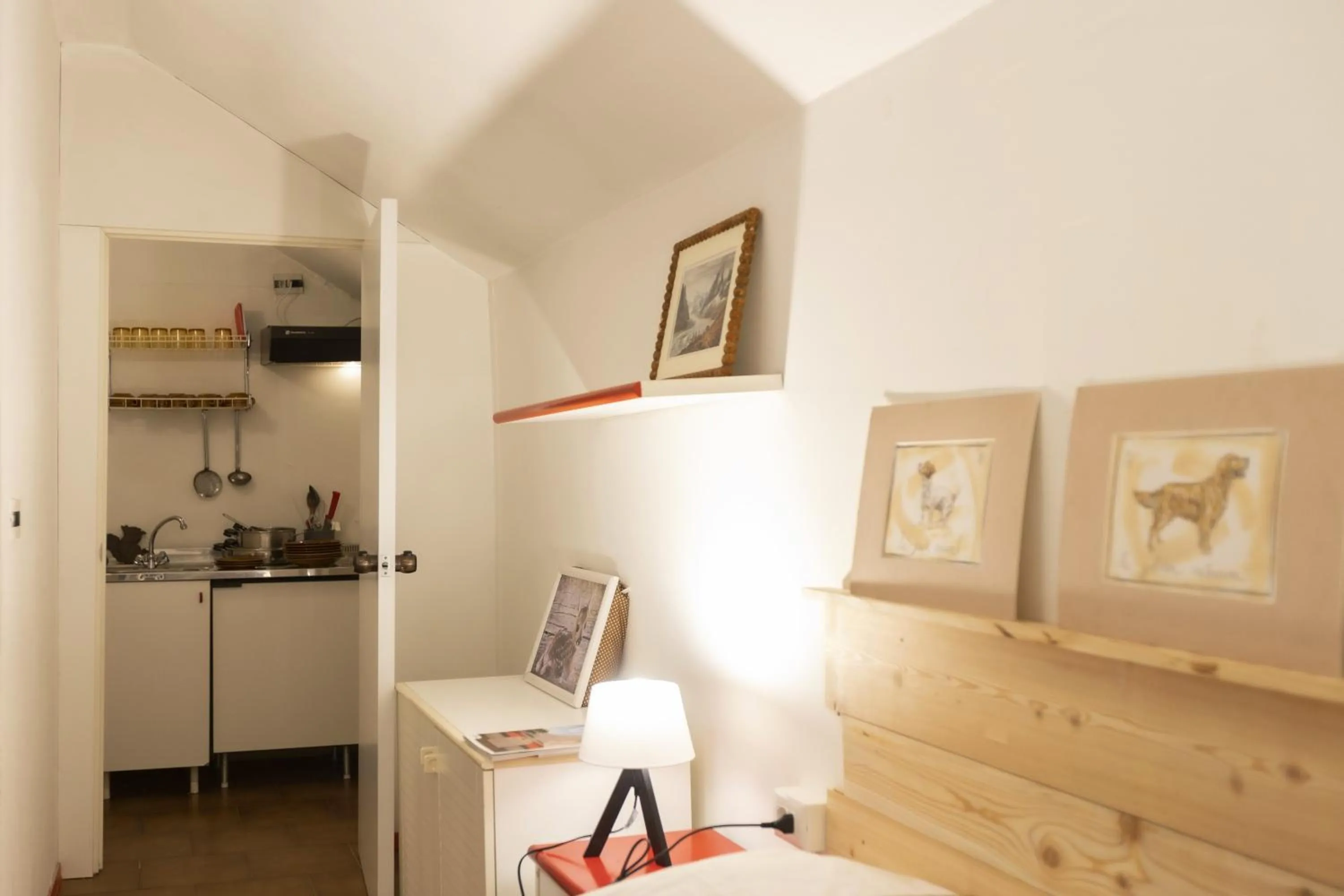 Kitchen or kitchenette in Aparthotel Claviere