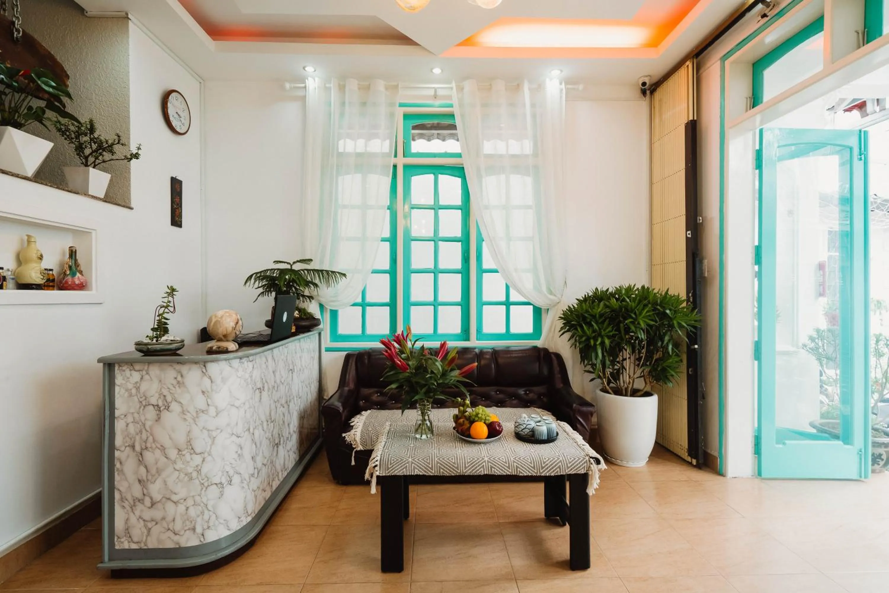 Seating area in Gia Hân Hotel