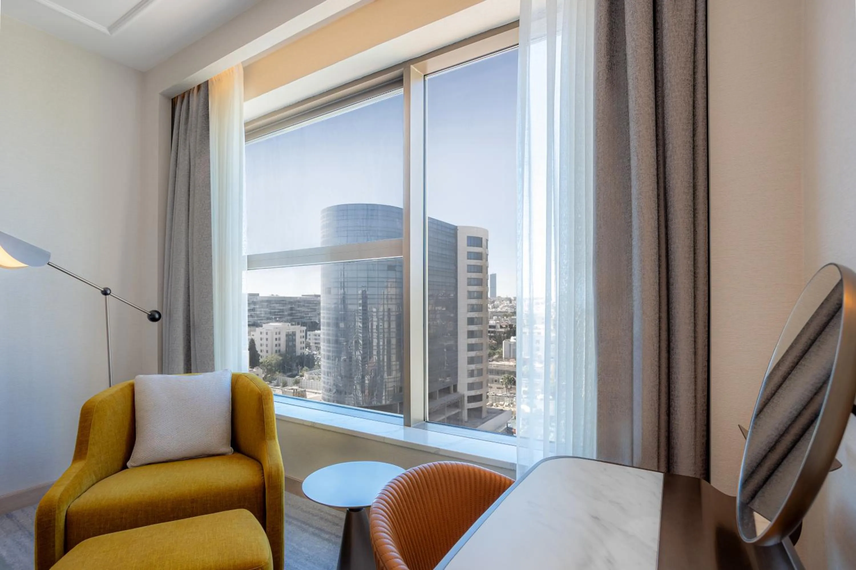 Seating area in Signia by Hilton