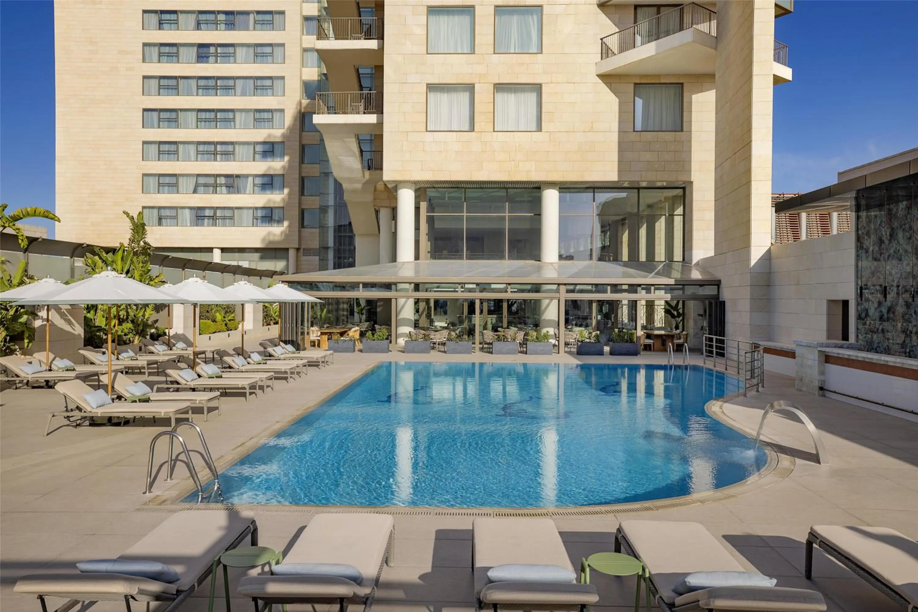 Pool view in Signia by Hilton