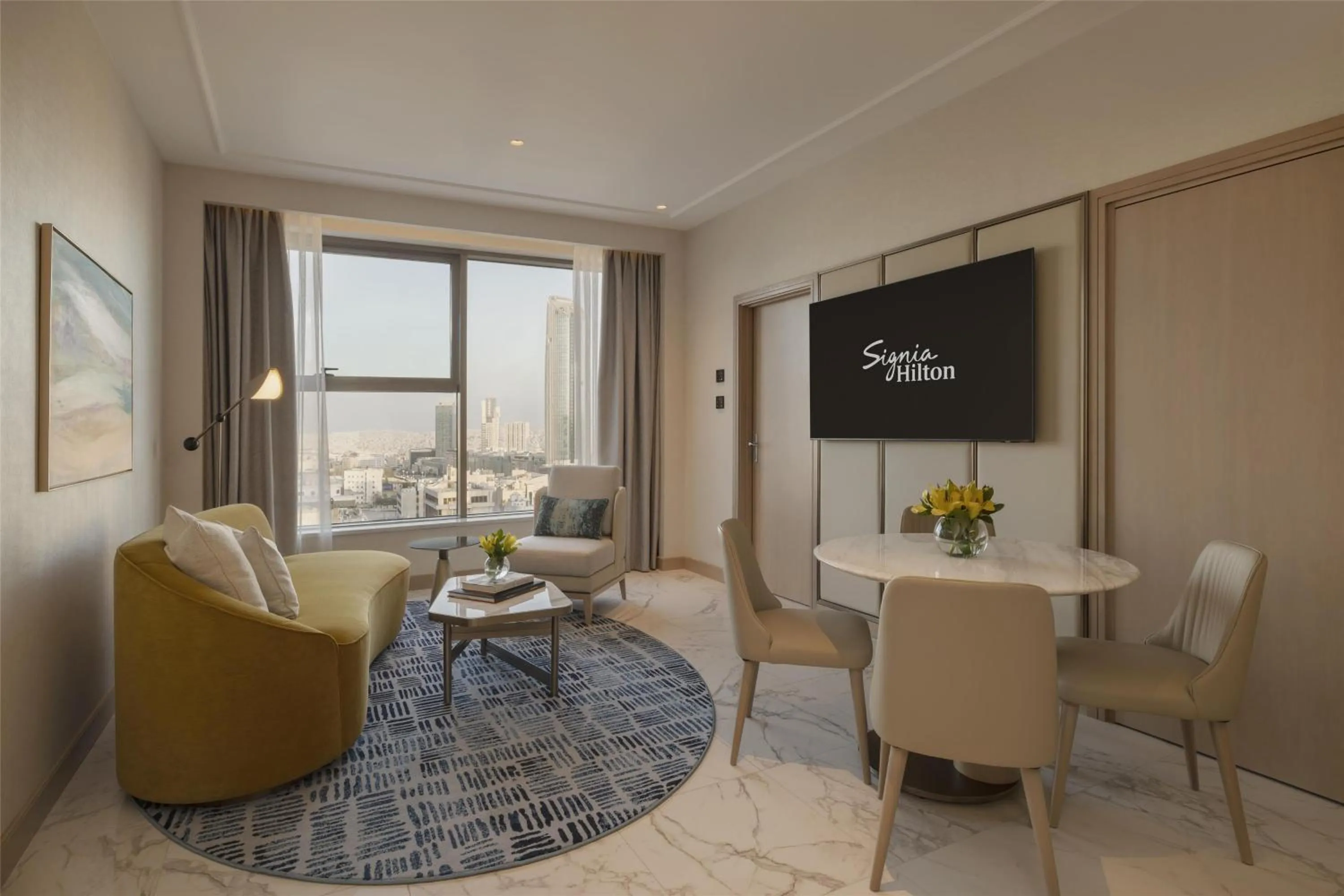 Living room in Signia by Hilton