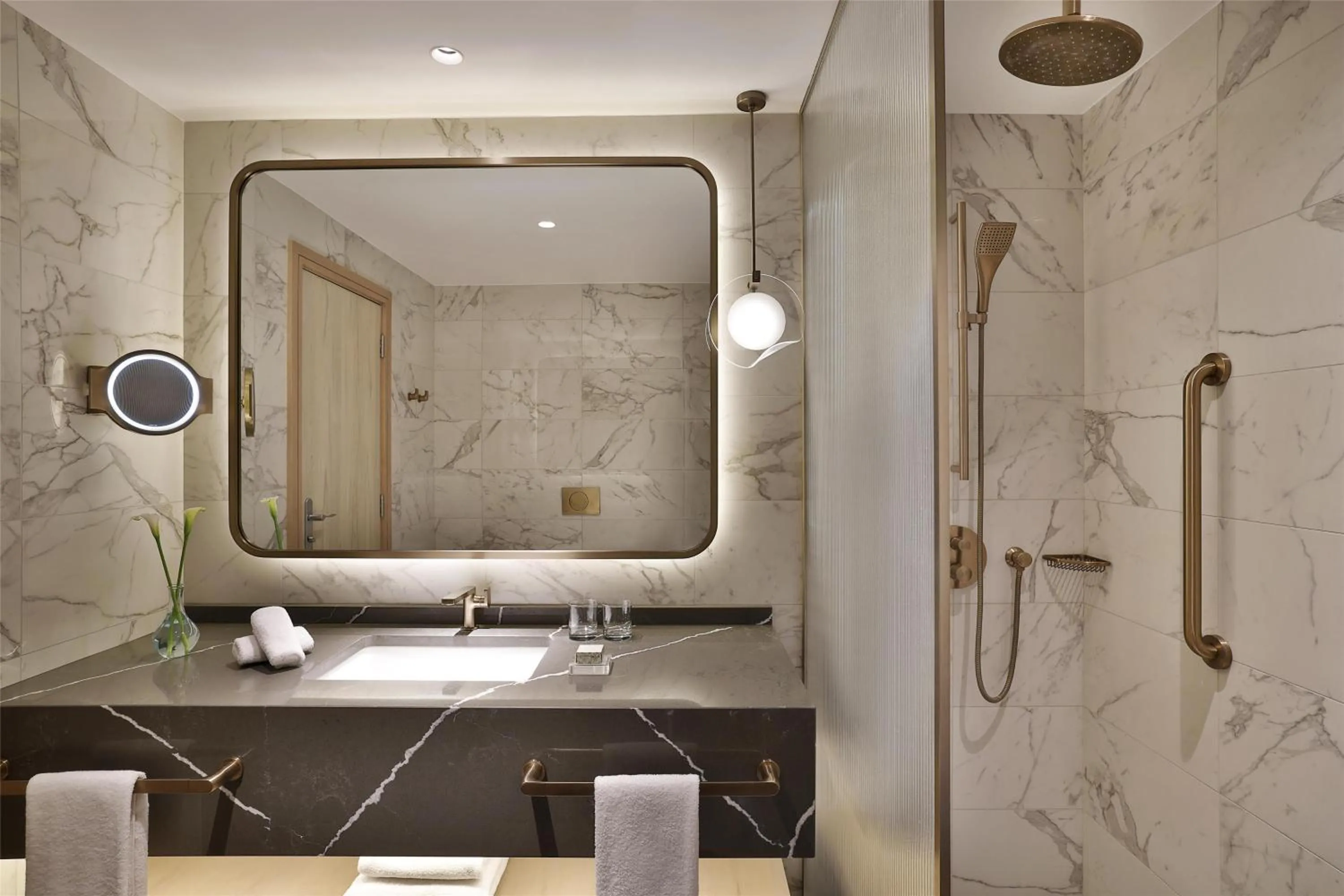 Bathroom in Signia by Hilton