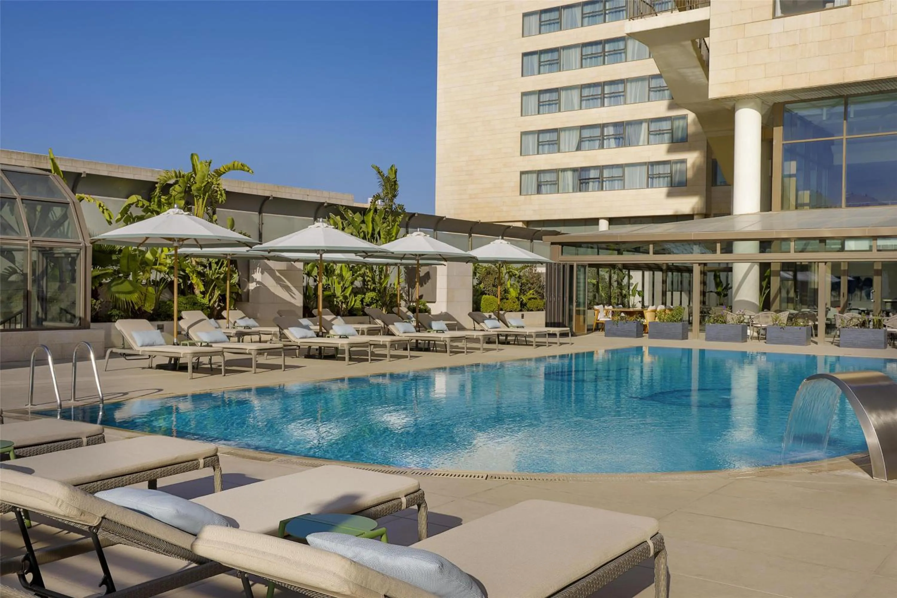 Pool view in Signia by Hilton