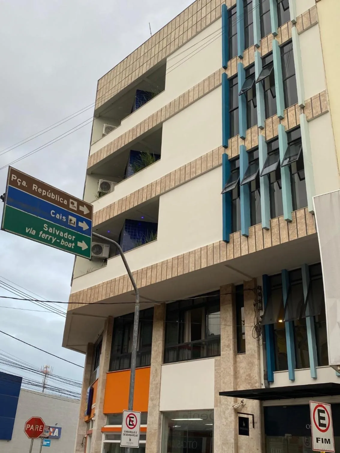 Property building in Hotel Onda Azul