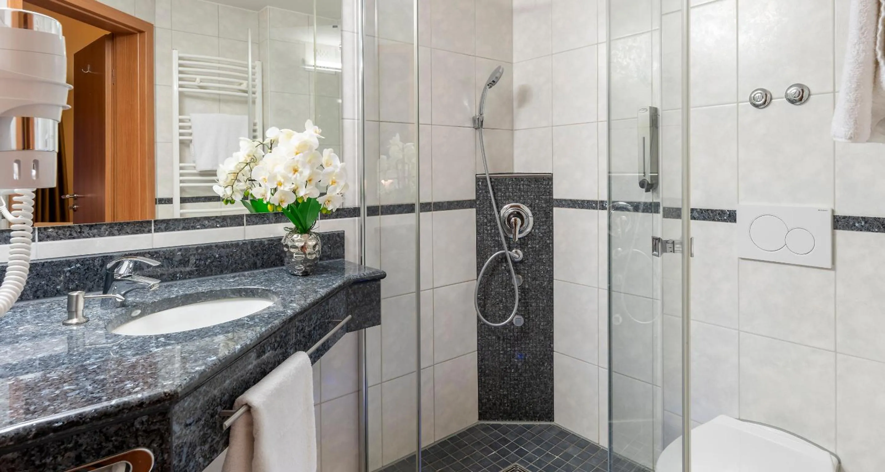 Shower in PLAZA INN Heilbronn