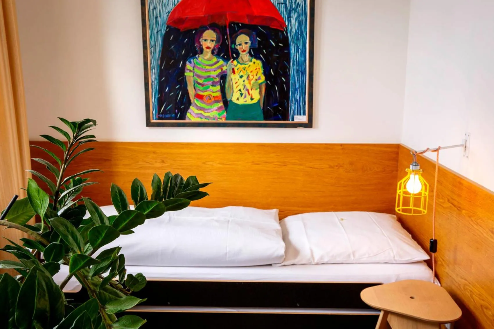 Bed in Hotel Gut Schwaige