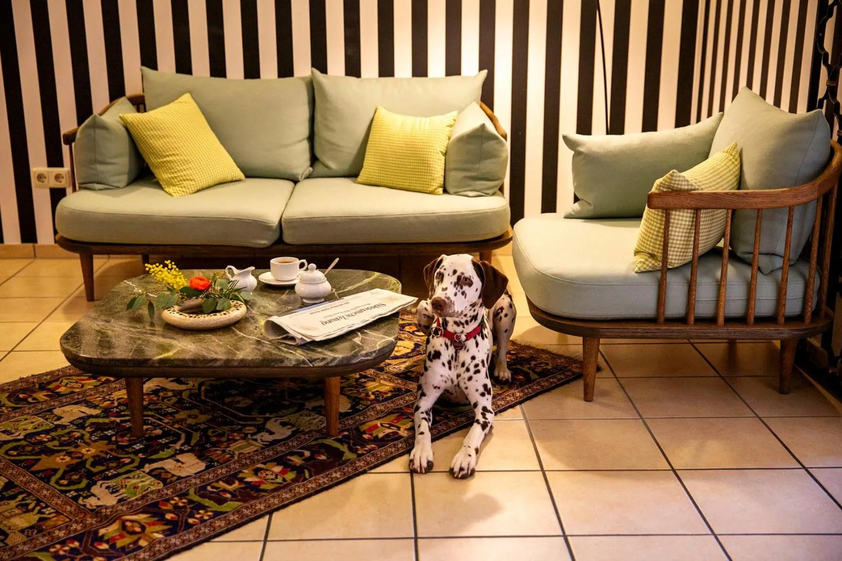 Lobby or reception in Hotel Gut Schwaige