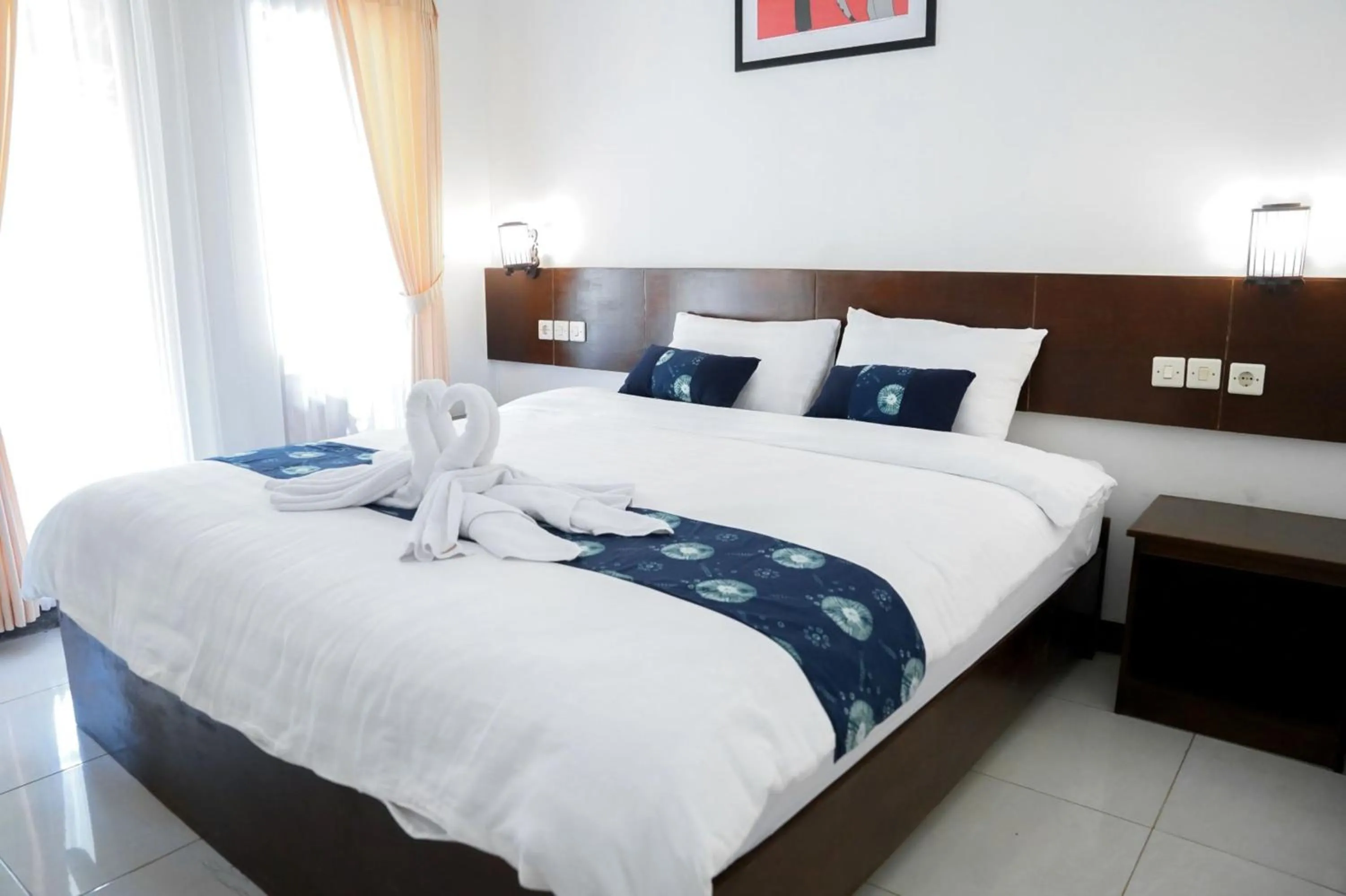 Bedroom, Bed in Balkondes Kenalan