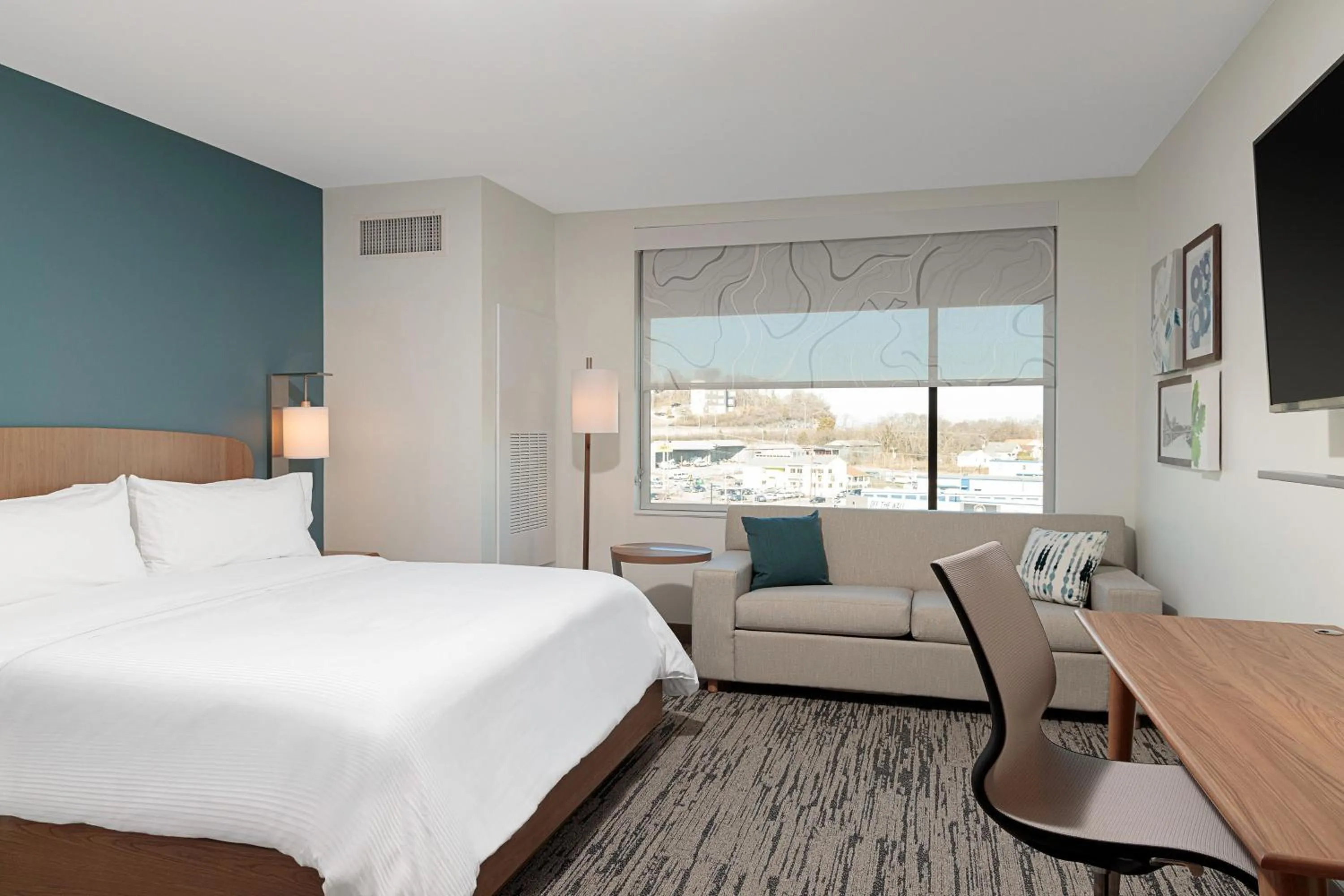 Photo of the whole room, Bed in Element Nashville Vanderbilt West End