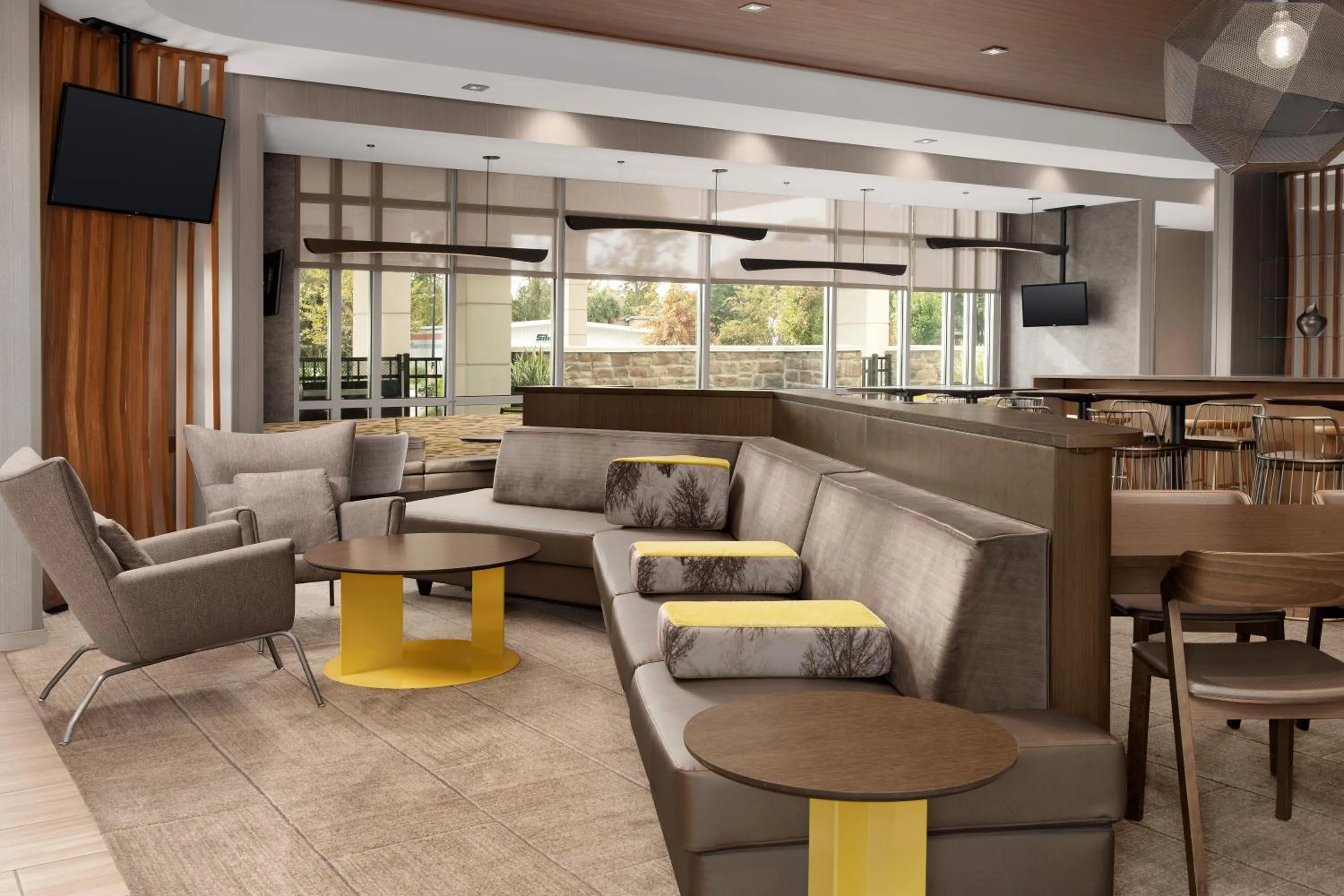 Seating area in SpringHill Suites By Marriott Charleston Airport & Convention Center