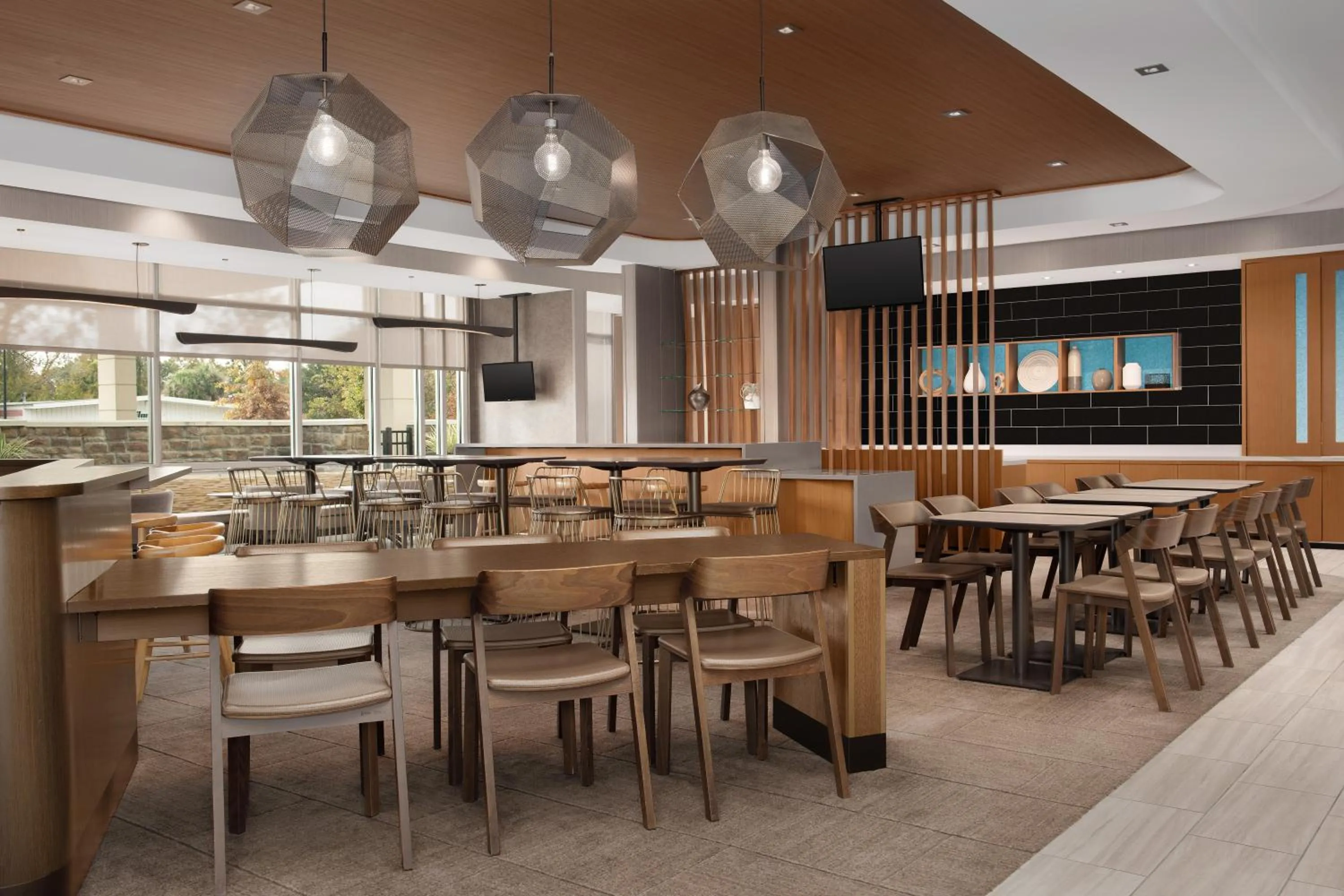 Seating area in SpringHill Suites By Marriott Charleston Airport & Convention Center