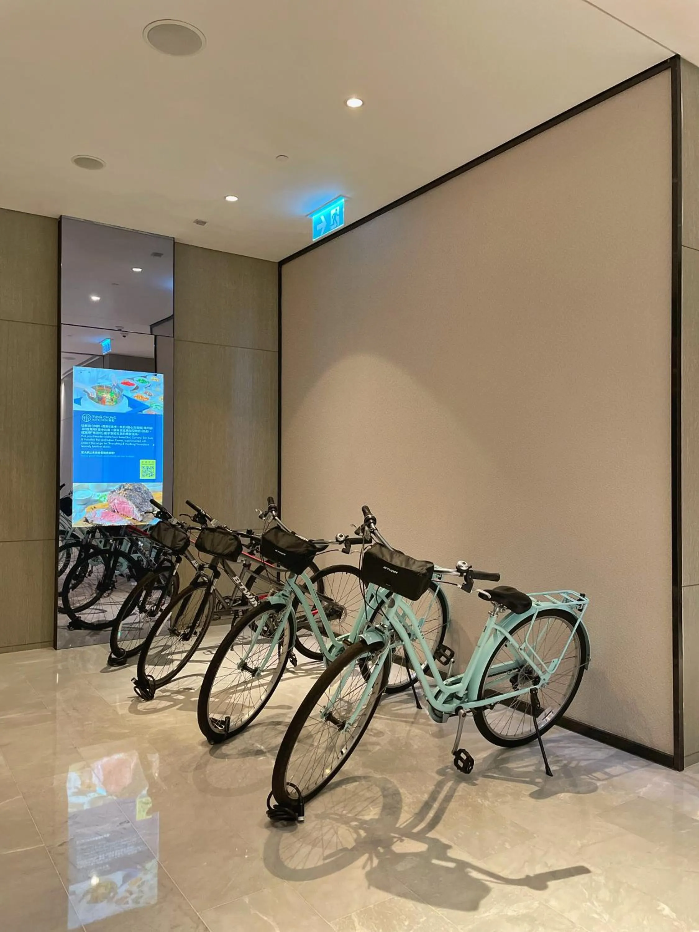 Cycling in Sheraton Hong Kong Tung Chung Hotel
