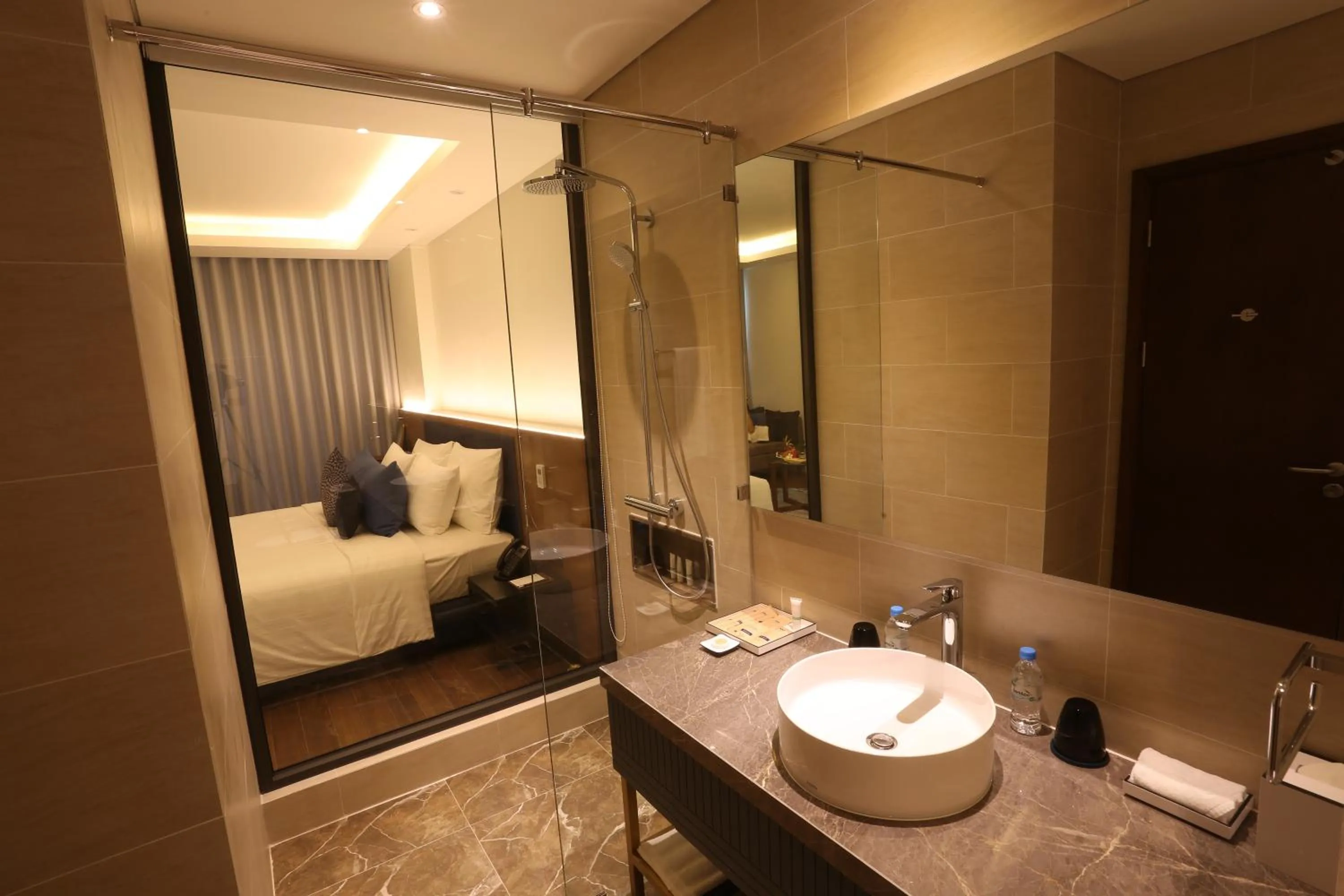 Bathroom, Bed in FLC Grand Hotel Quy Nhon