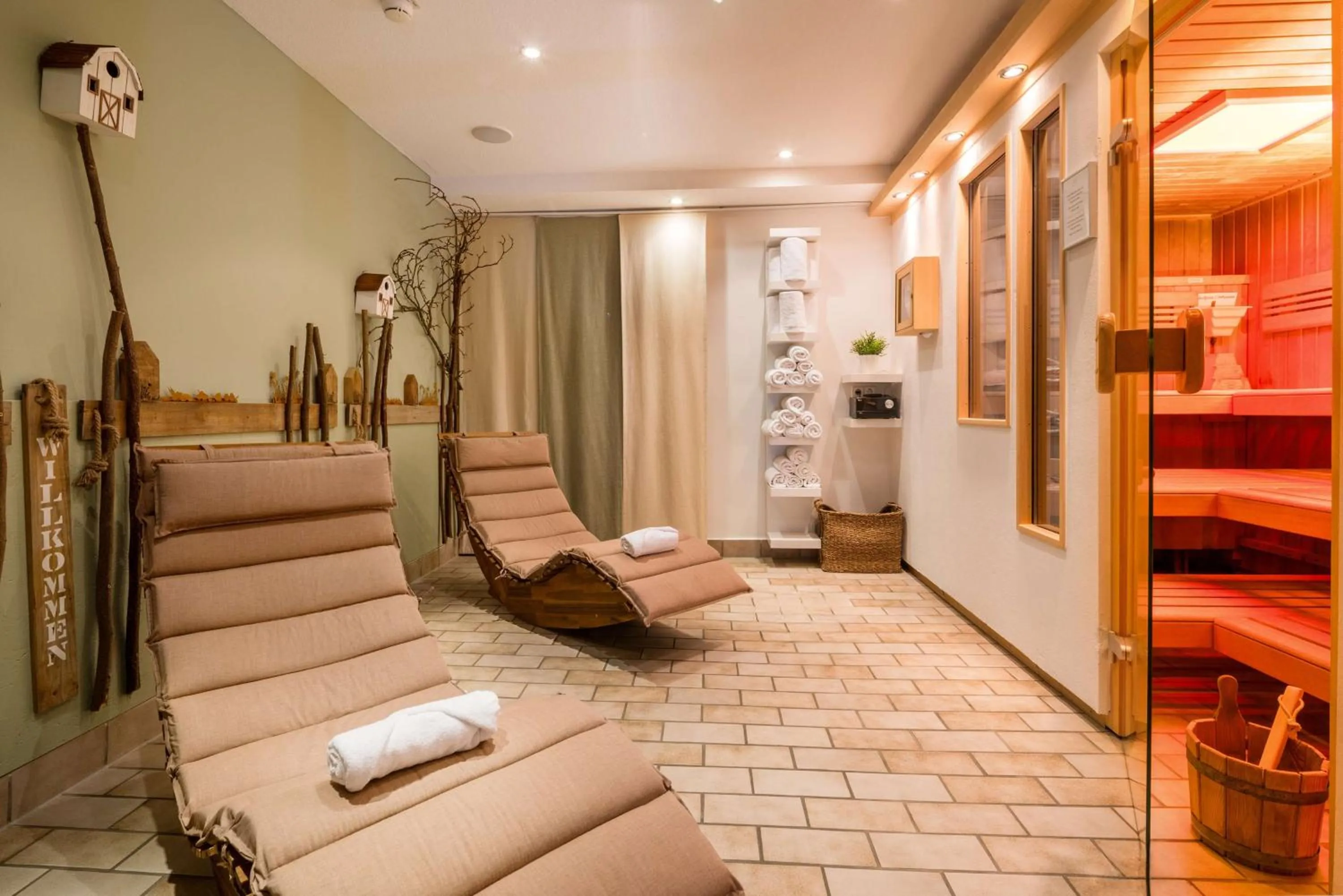 Sauna in Best Western Hotel Favorit