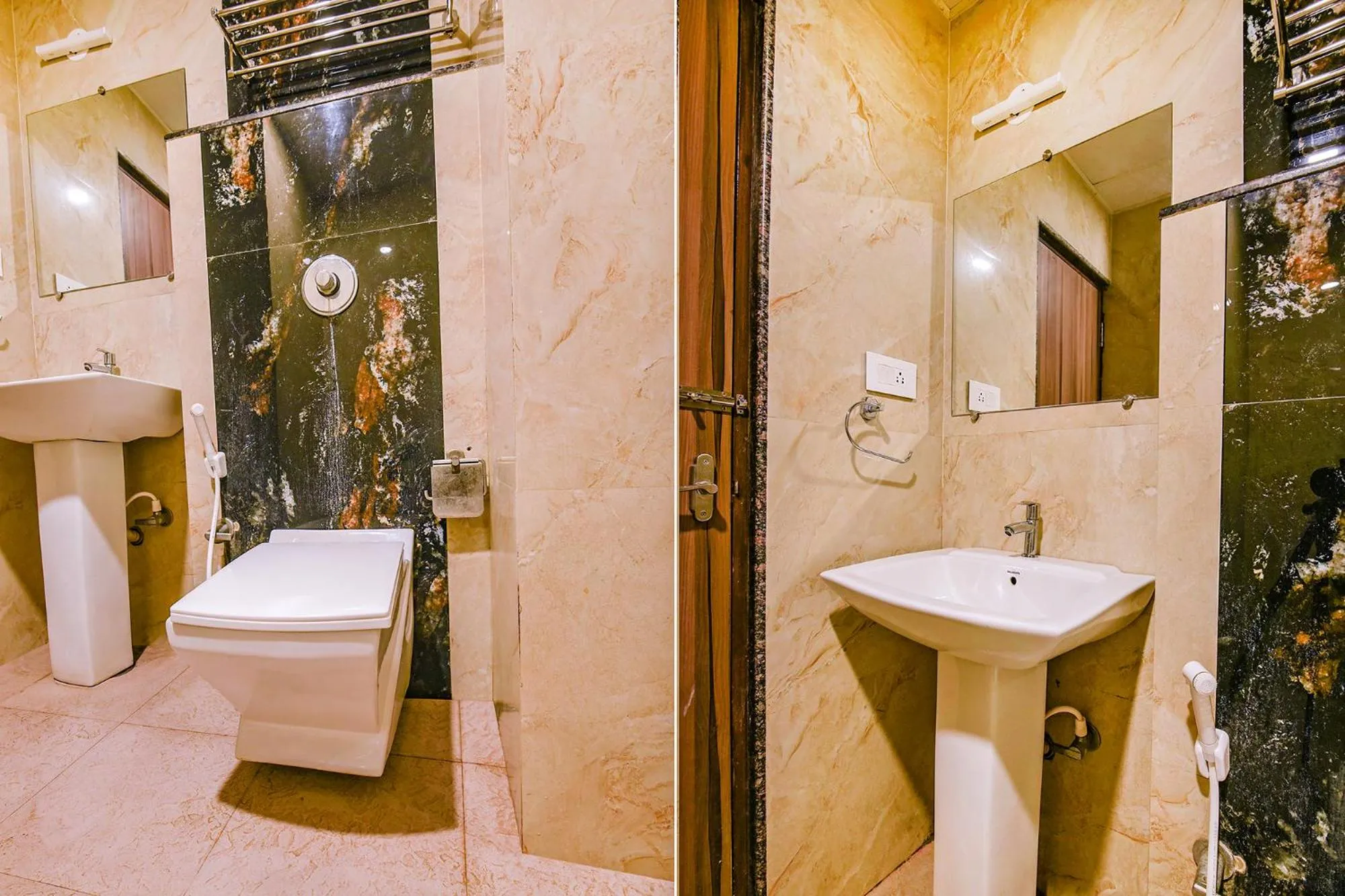 Bathroom in Via Phoenix Resorts - Nr M Chinnaswamy Stadium