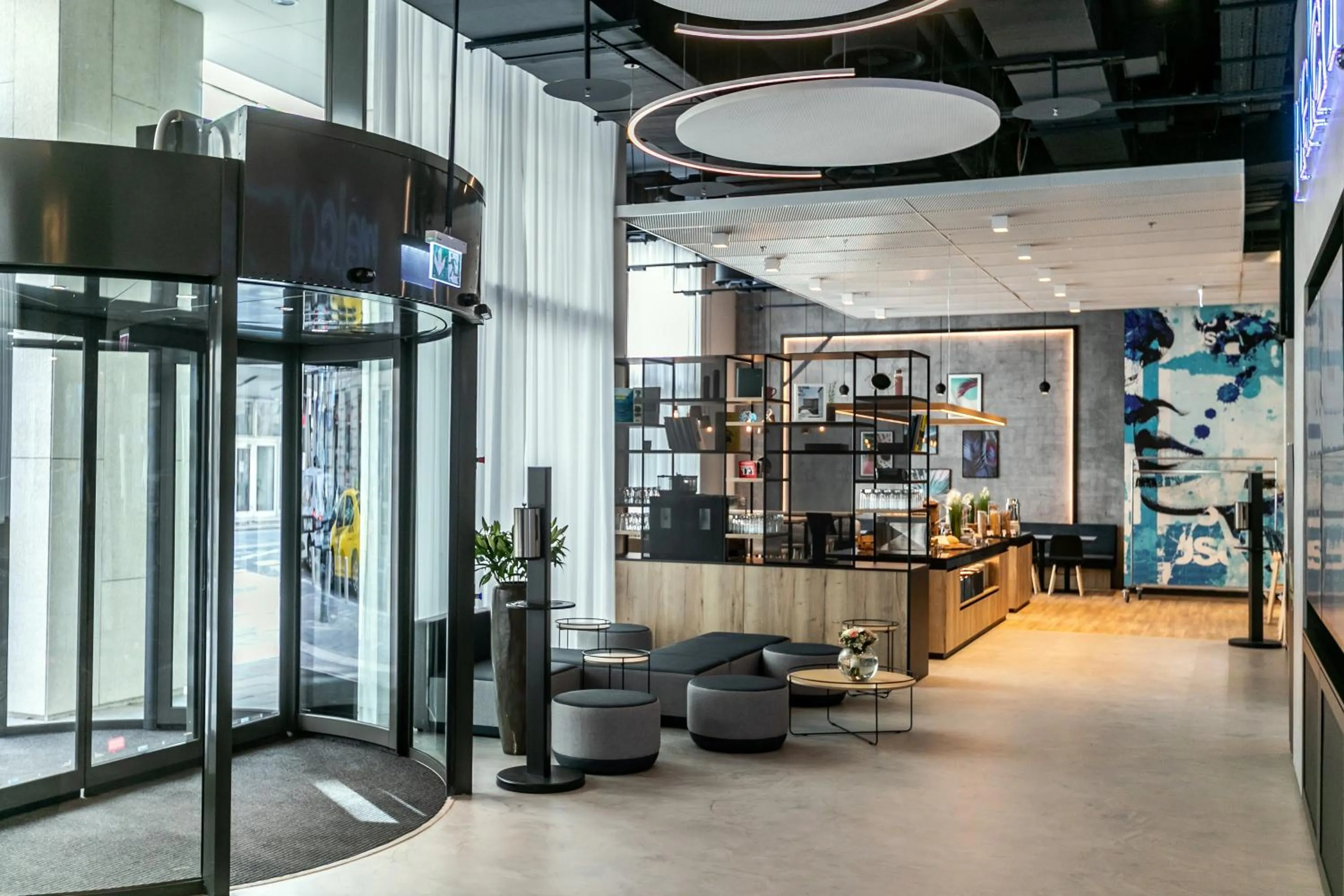 Lobby or reception in H2 Hotel Budapest