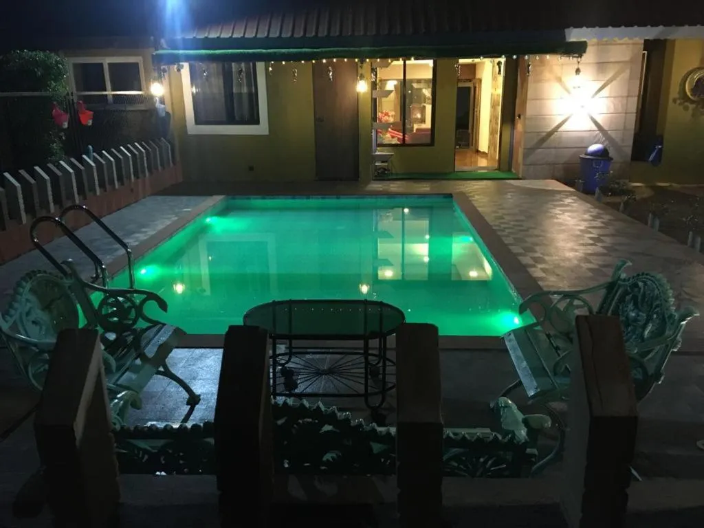 Swimming pool in Stone shelter