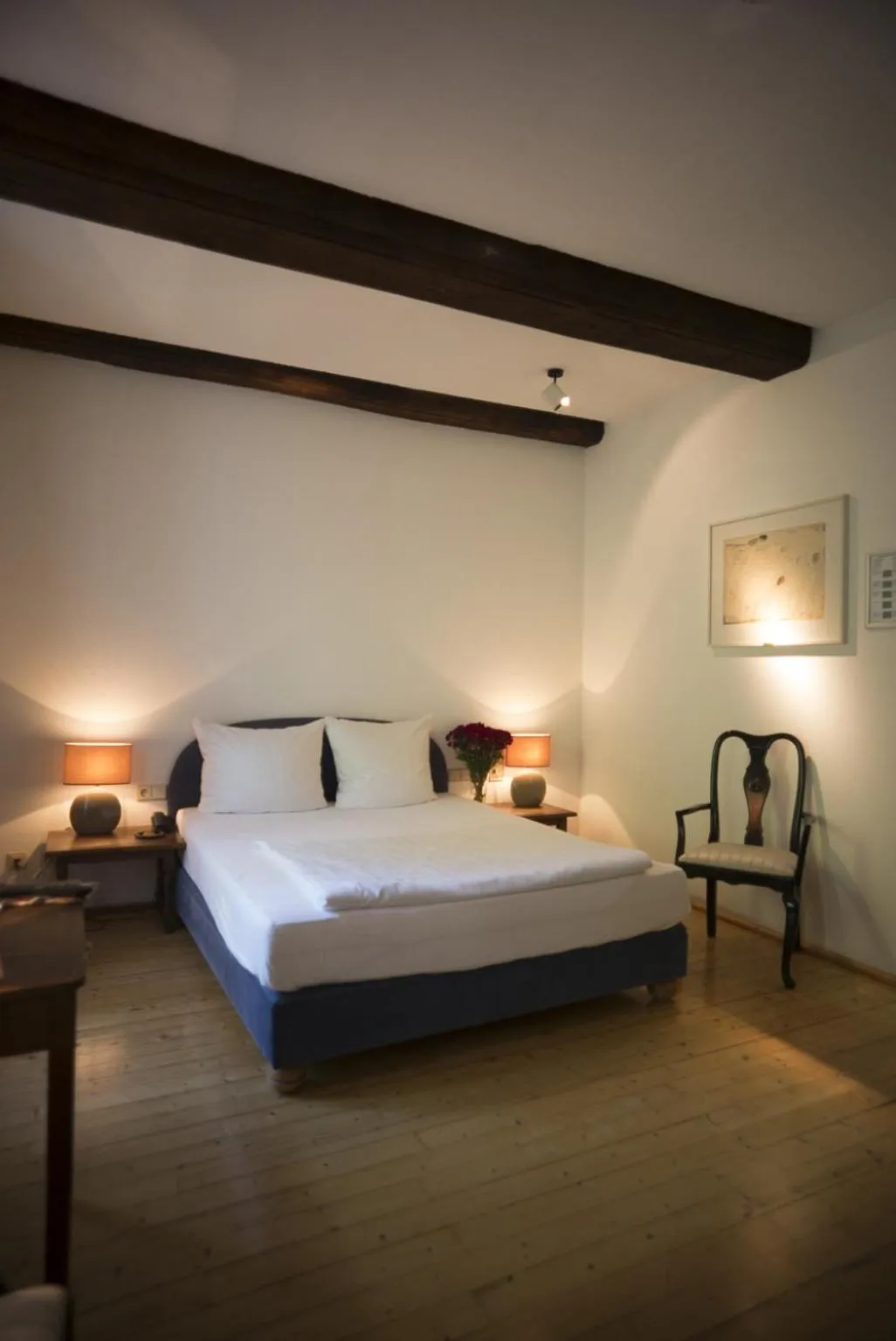 Photo of the whole room, Bed in Hotel Altes Pfarrhaus Beaumarais