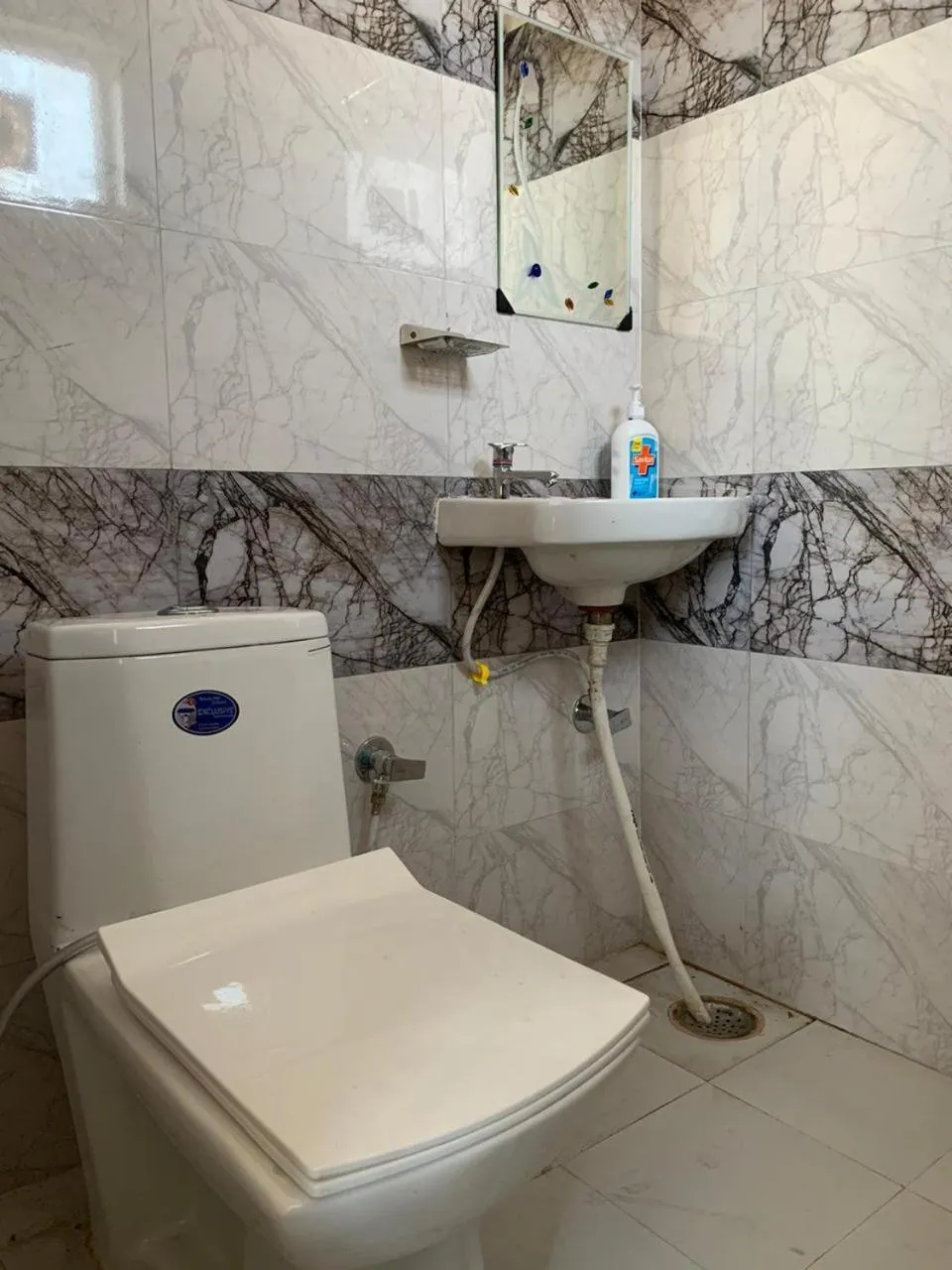 Toilet in HOTEL SATYA